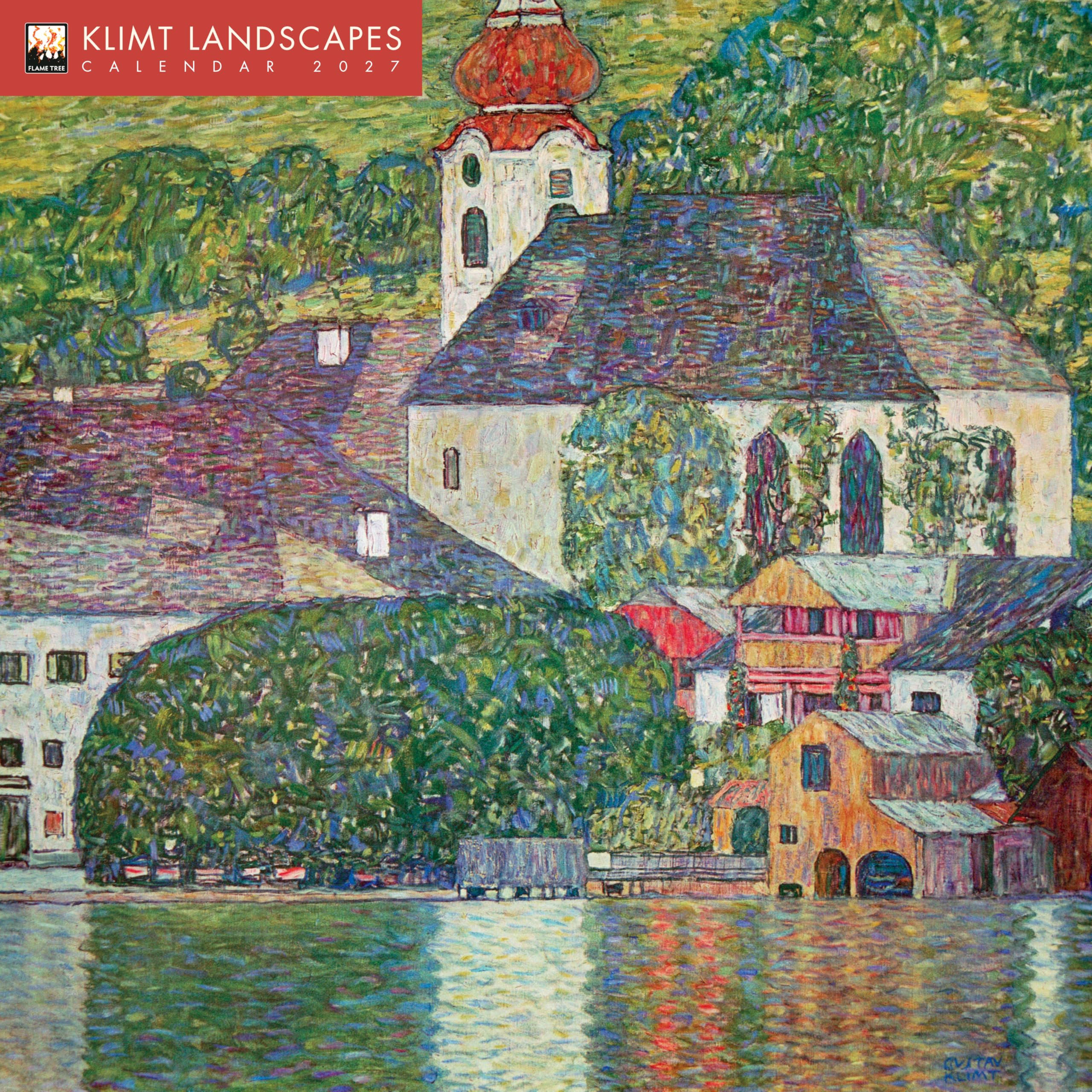 Klimt Landscapes Wall Calendar 2027 (Art Calendar): Original Flame Tree Publishing-Kalender [Kalender]