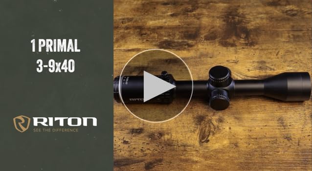 Amazon.com : Riton Optics Series 1 Primal 3-9x40 Long Body Rifle