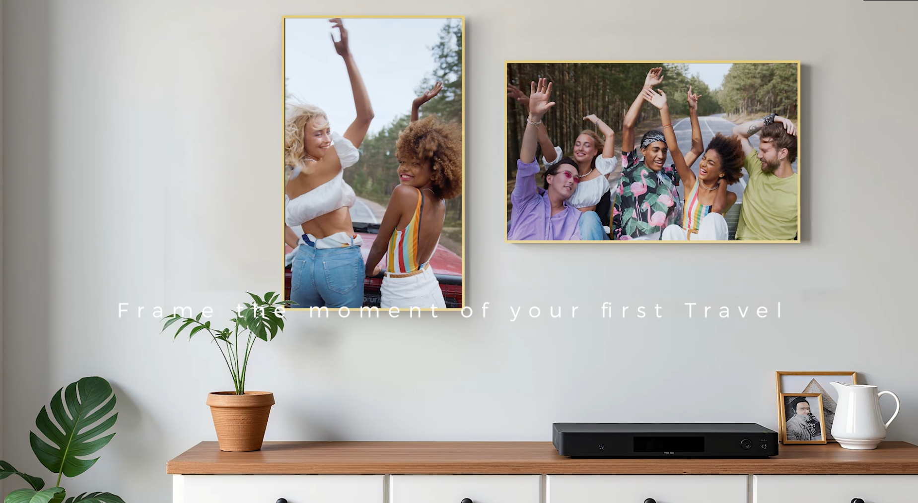 Amazon.com - Golden State Art, A1 Aluminum Picture Frame, Black