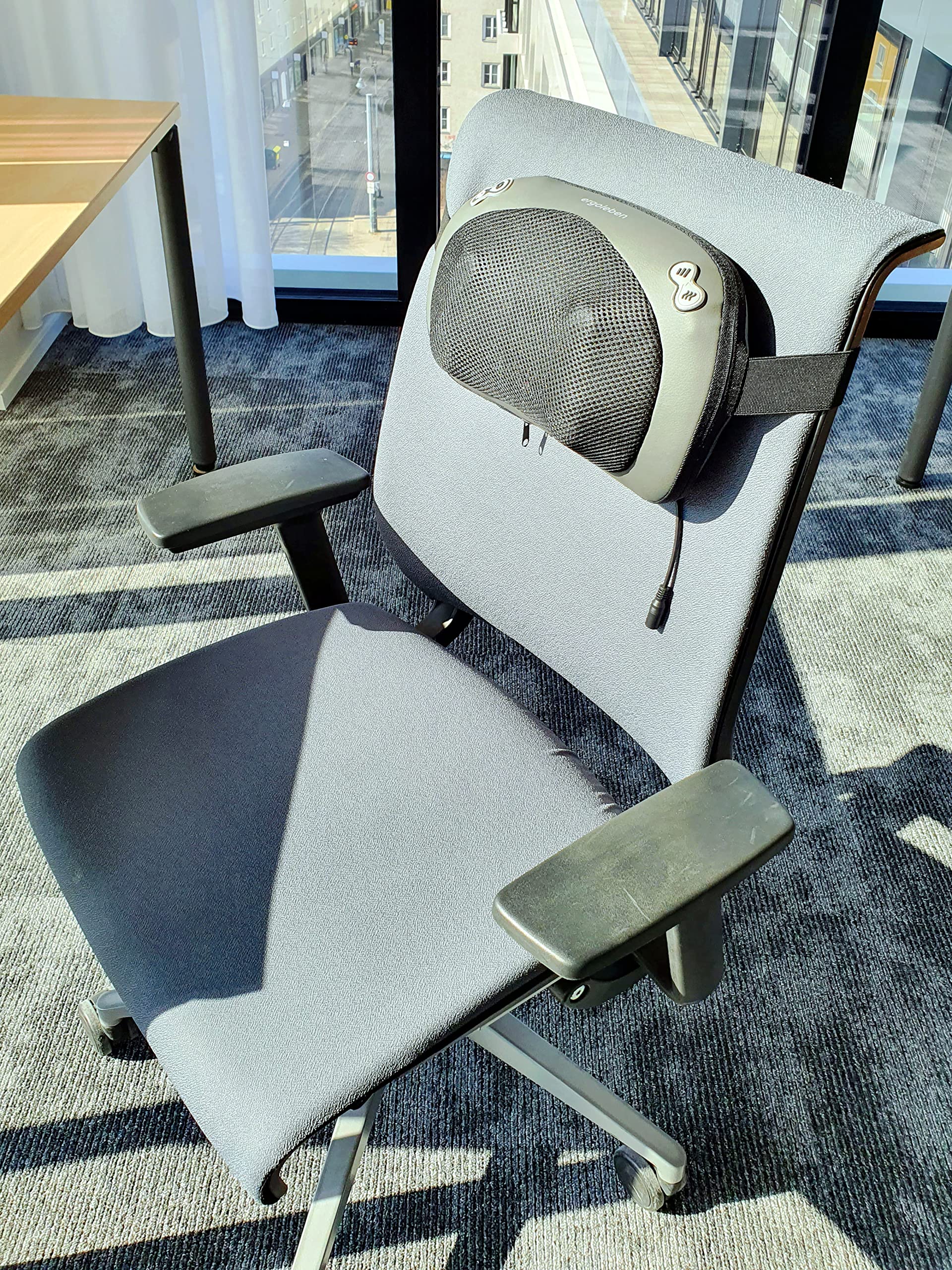 Shiatsu 3D Massagekissen Nacken & Rücken, Anthrazit