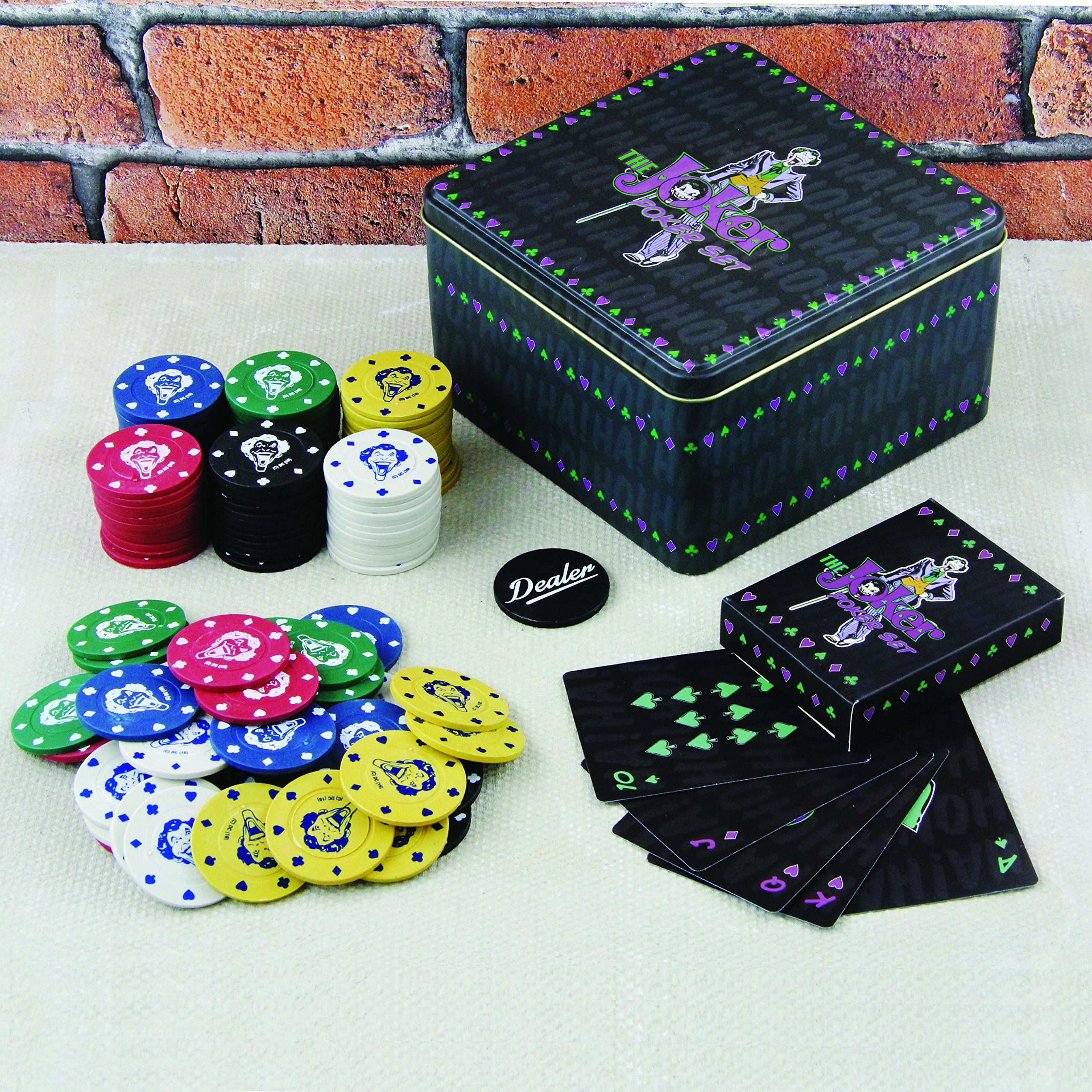 DC Comics Paladone The Joker Poker Set : Amazon.co.uk: Toys & Games