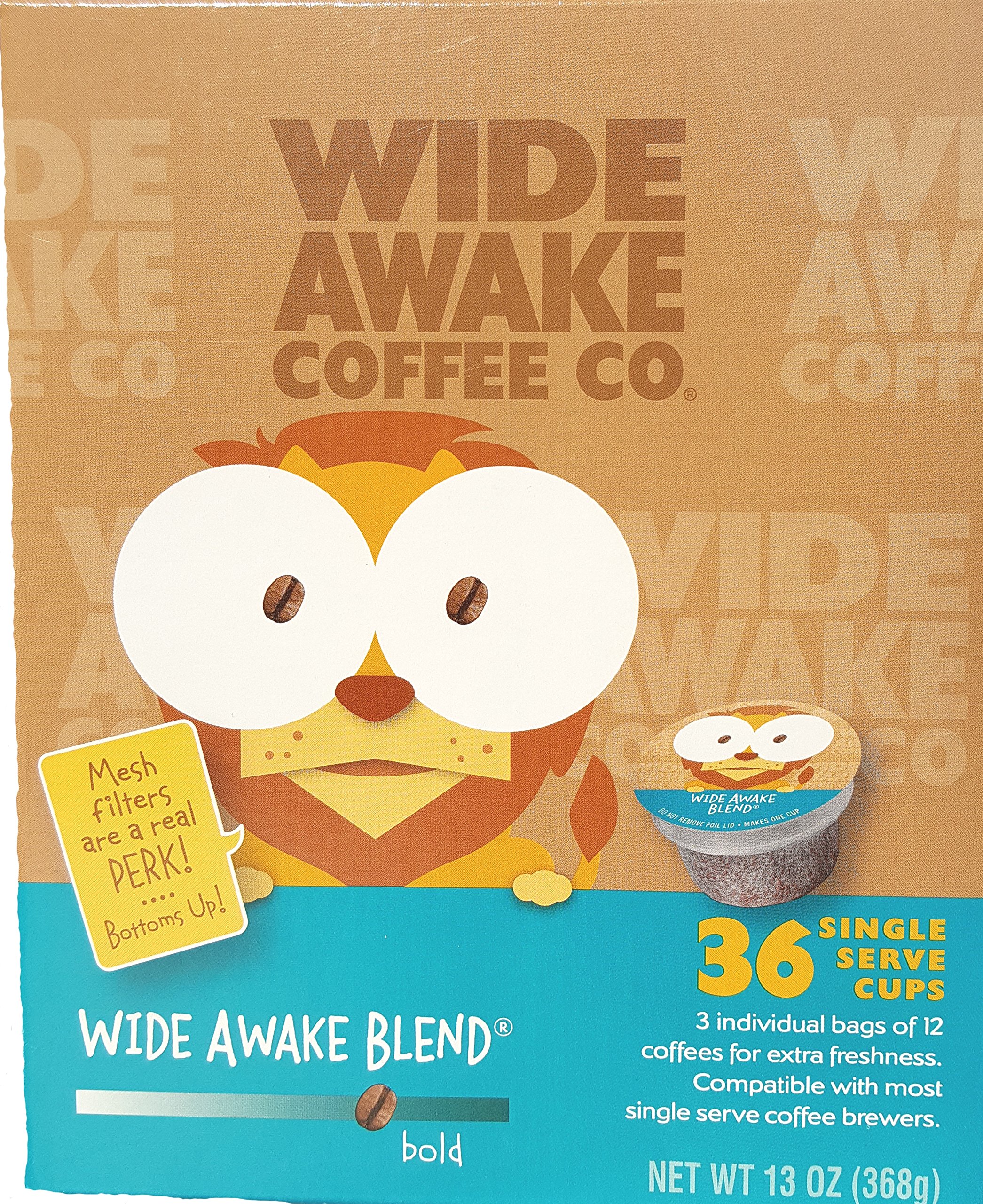 Amazon.com: Wide Awake Coffee Wide Awake Blend Single Serve Cups