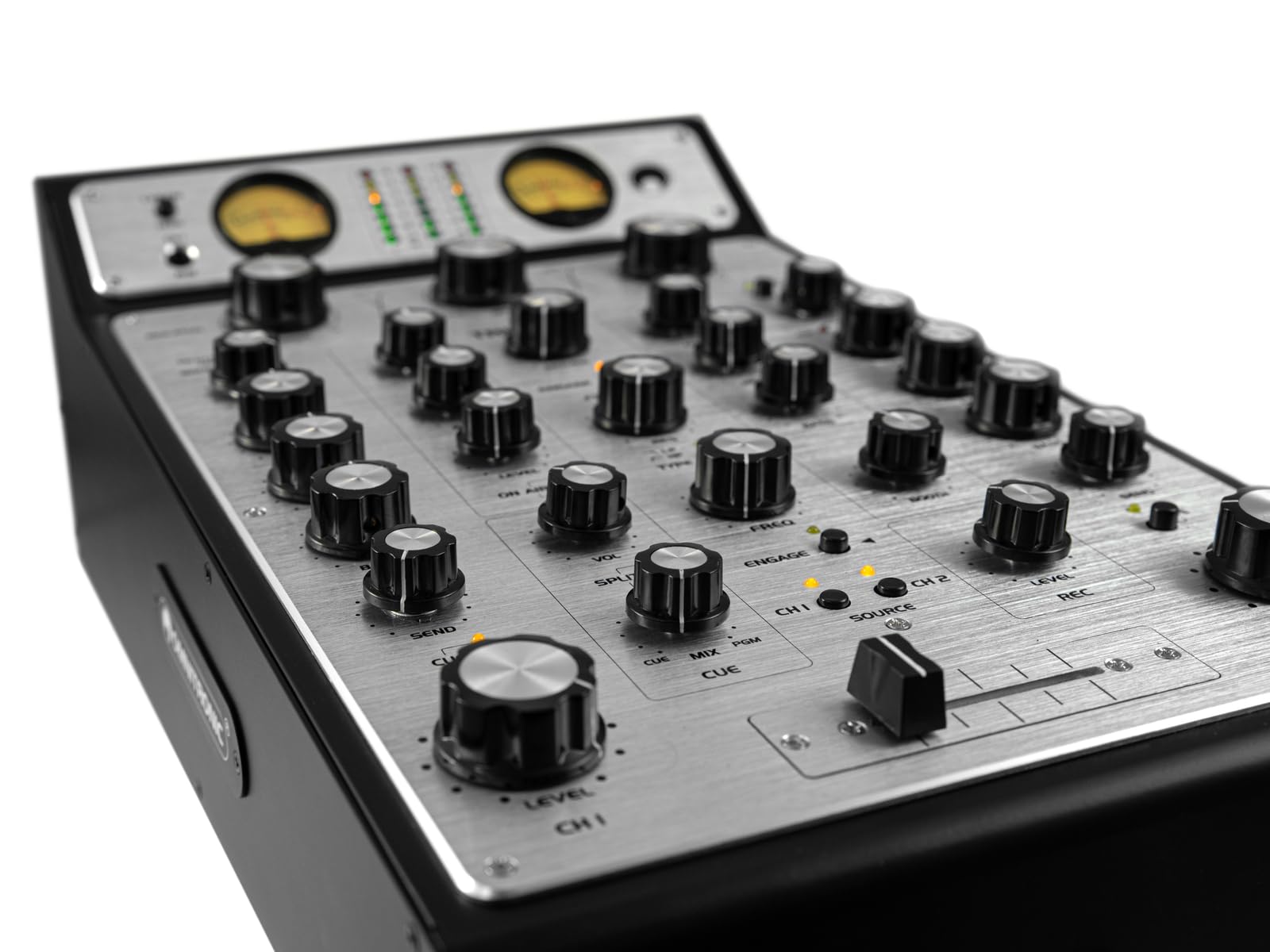 OMNITRONIC TRM-222 2-Kanal Rotary-Mixer | Rotary-Mixer mit 3-Band-Frequenzisolator, VCF-Filter und FX Loop