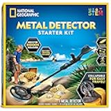 National Geographic Starter Metal Detector Kit for Kids - Kids Metal Detector with 7.4