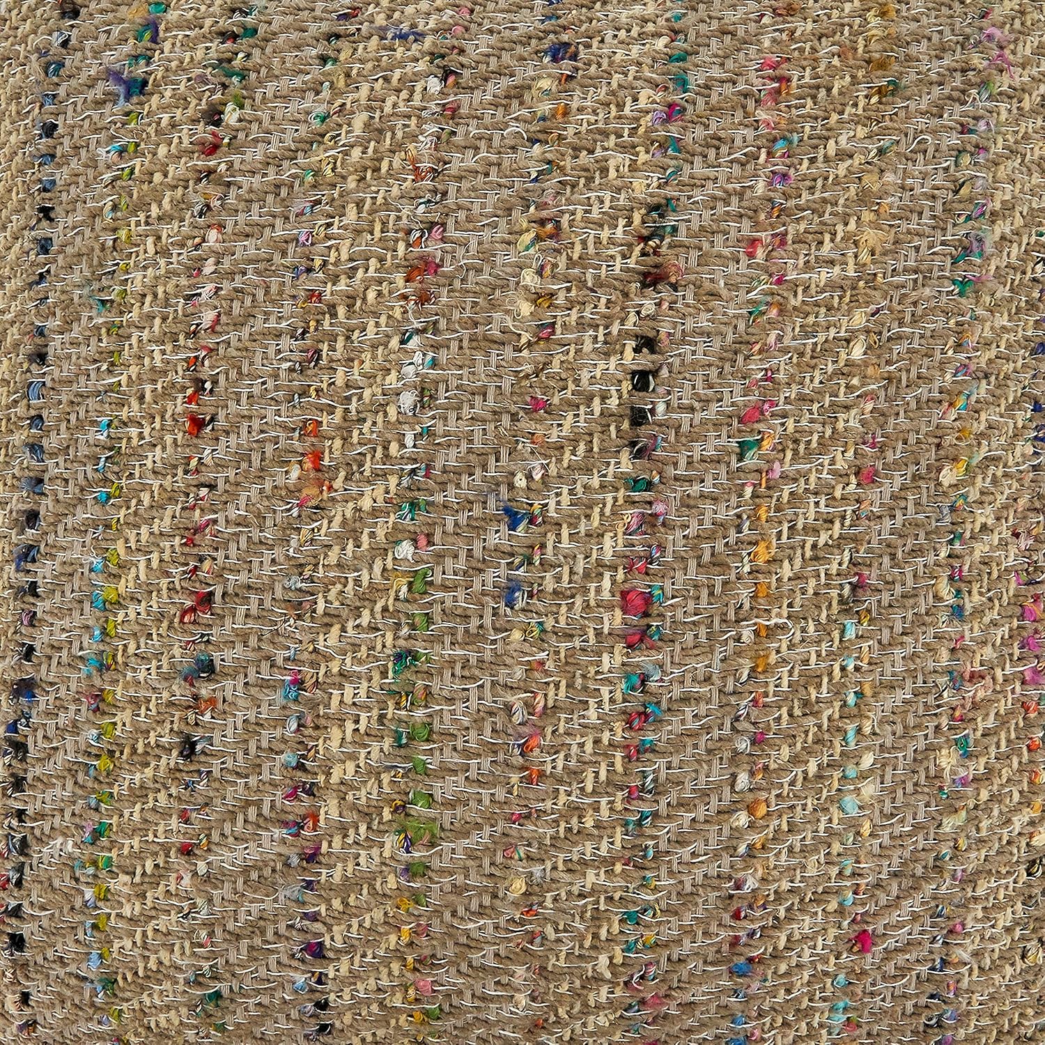 SARO LIFESTYLE Santiago Collection Thin Stripe Throw Pillow with Poly Filling, 20", Multi