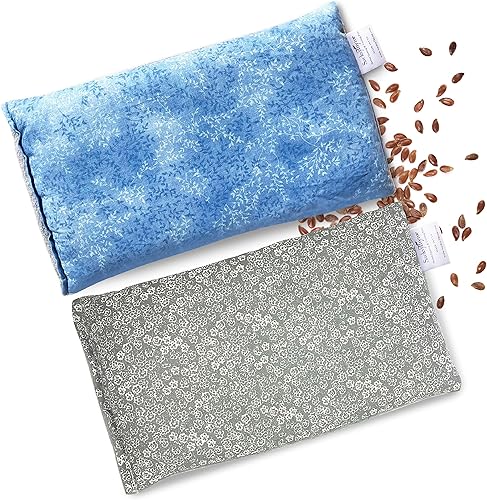 Miniatura 6 de SacksyThyme - Almohadilla térmica para microondas para espalda, cuello, calambres menstruales, hombros, piernas, alivio del dolor de piernas,