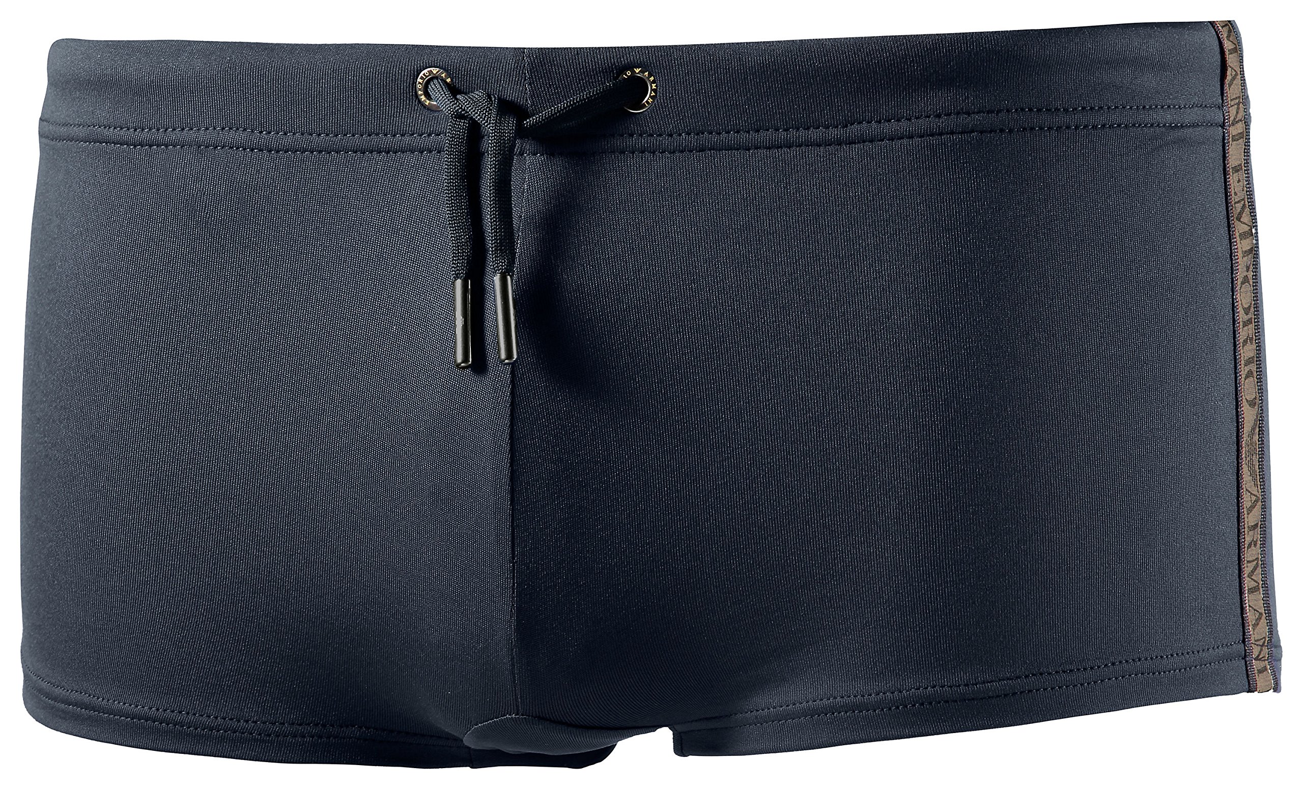 emporio armani Men's Tape Logoed Square Cut Swim Trunk-picture-23