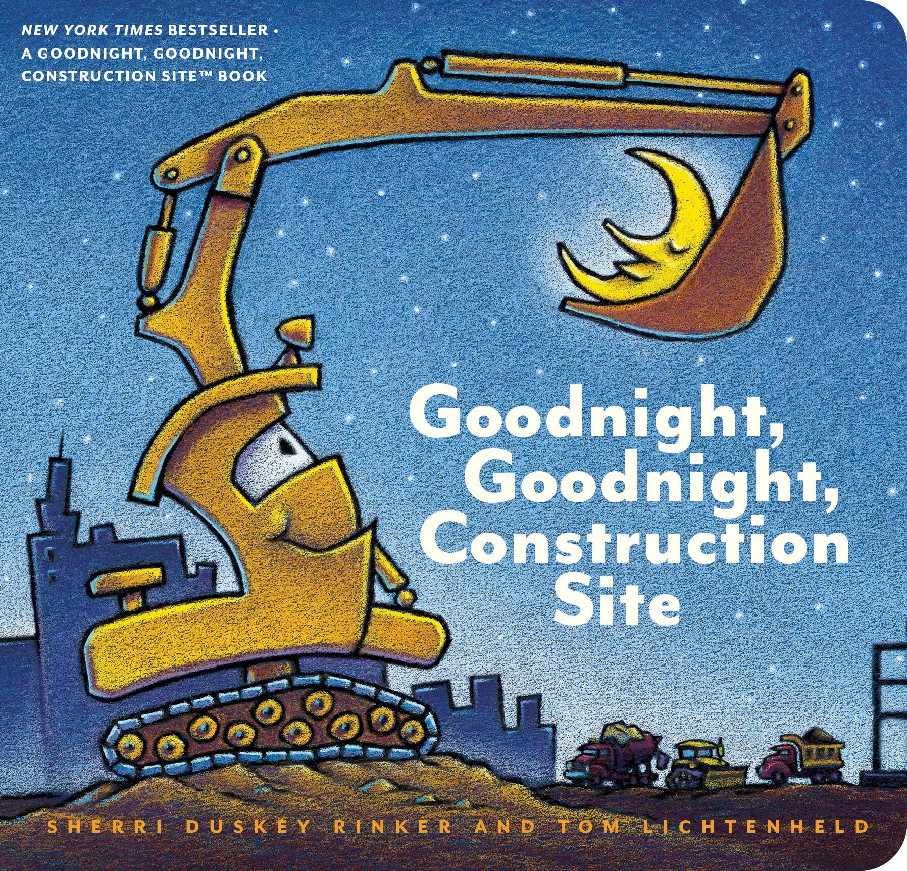 Goodnight, Goodnight Construction Site (Board Book for Toddlers, Children's Board Book)