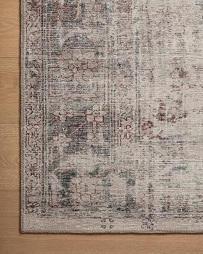 Miniatura 5 de Loloi Amber Lewis x Loloi Georgie Collection GER-08 - Alfombra de pasillo color lagunabeige, 2 pies 6 pulgadas x 9 pies 6 pulgadas, 0.19 pulgadas de