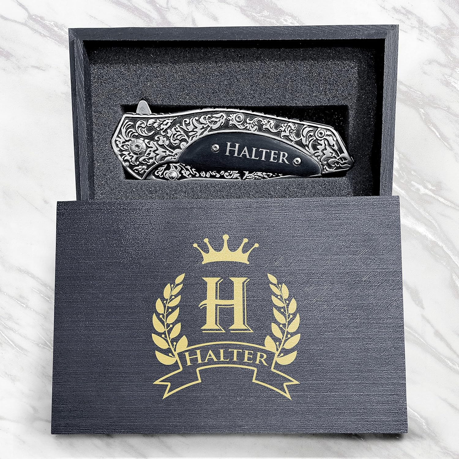 Personalized Stainless Steel Utility Knife with Custom Engraving – Durable Outdoor & Everyday Use Gift for Men