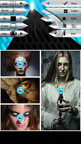 Colagem fotográfica assustadora