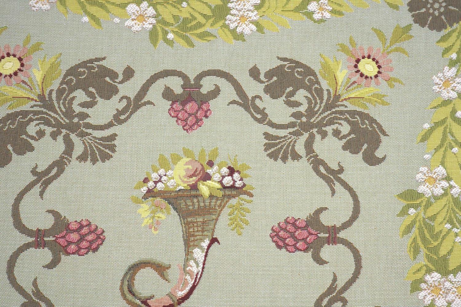 Josephine French Tapestry Cushion - 19 in. x 19 in. Cotton/Viscose/Polyester by Charlotte Home Furnishings