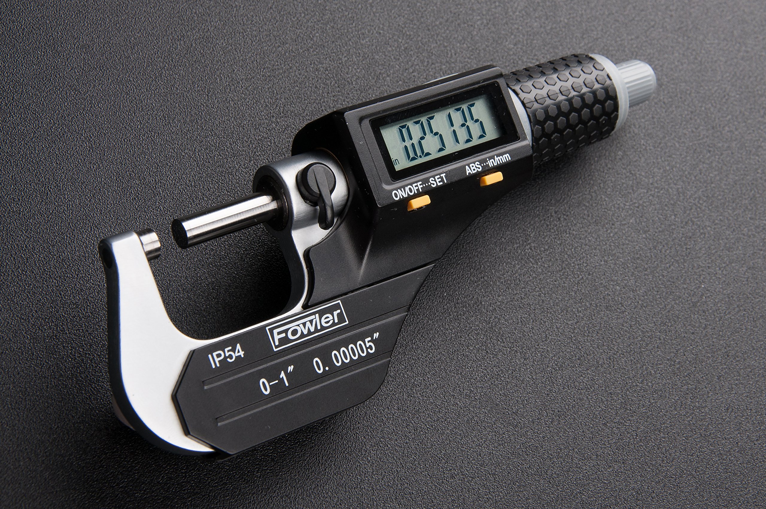 Fowler54-860-005-1, Digital Coolant Resistant Micrometer with 4-5"/100-125mm Measuring Range