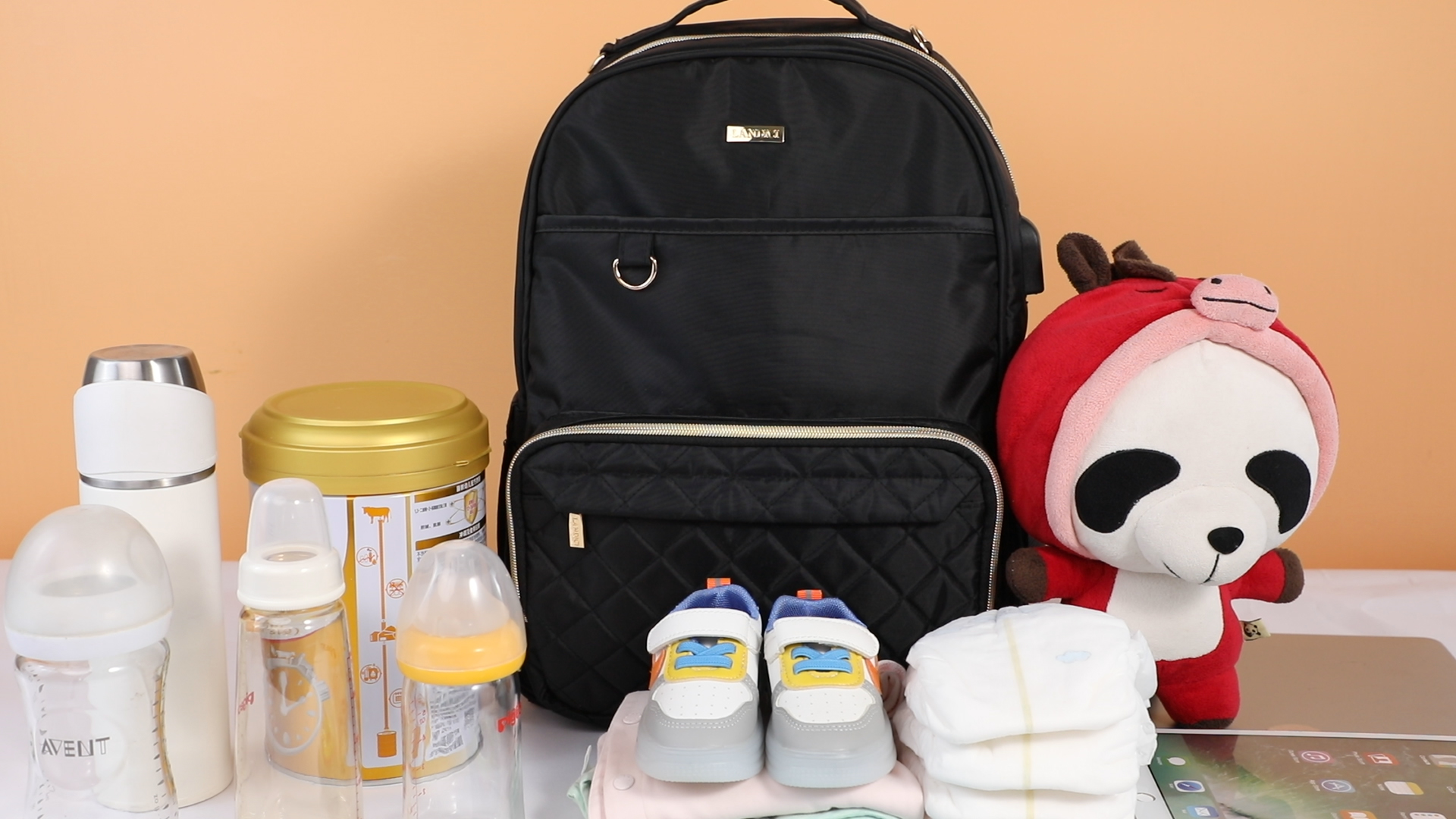 Insulated Bottle Diaper Bag With Bottle Cooler Jujube Be Cool