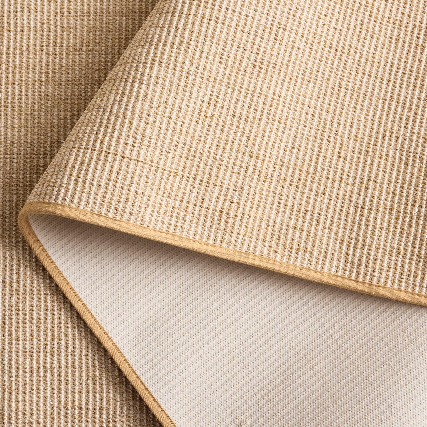 Martha Stewart SAFAVIEH x Collection Area Rug - 2'6" x 6' Runner, Beige & Ivory, Sisal & Jute, Ideal for Living Room, Hallway, Foyer, Entryway, Bedroom (MSR9501C)