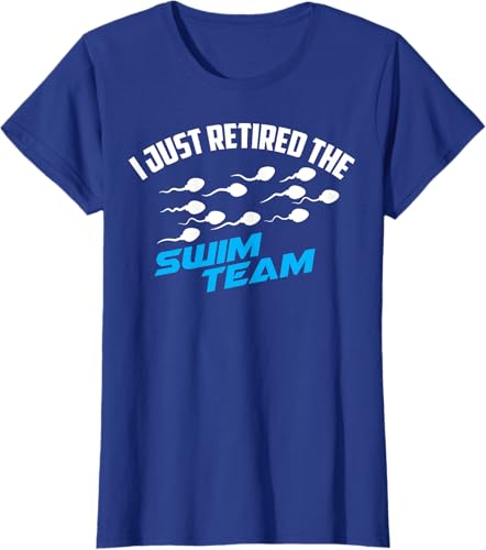 Miniatura 7 de Lindo Vasectomía I Just Retired The Swim Team Shirt Divertido regalo
