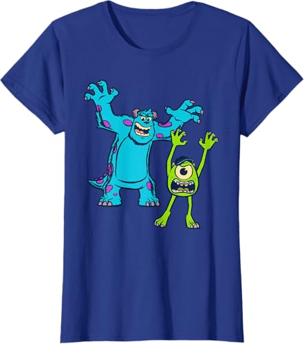 Miniatura 57 de Disney Pixar Monsters University Sulley and Mike T-Shirt Black,Navy Blue,Asphalt Grey,White,Baby Blue,Red,Kelly Green,Olive Green,Lemon