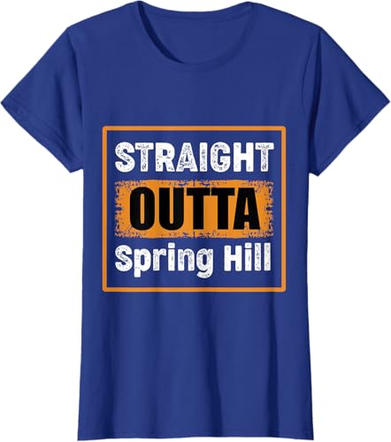 Miniatura 13 de Straight Outta Spring Hill Tennessee USA Vintage Humor T-Shirt Black,Navy Blue,Asphalt Grey,Slate Grey,Cranberry Red,Red,Kelly Green,Brown,Olive