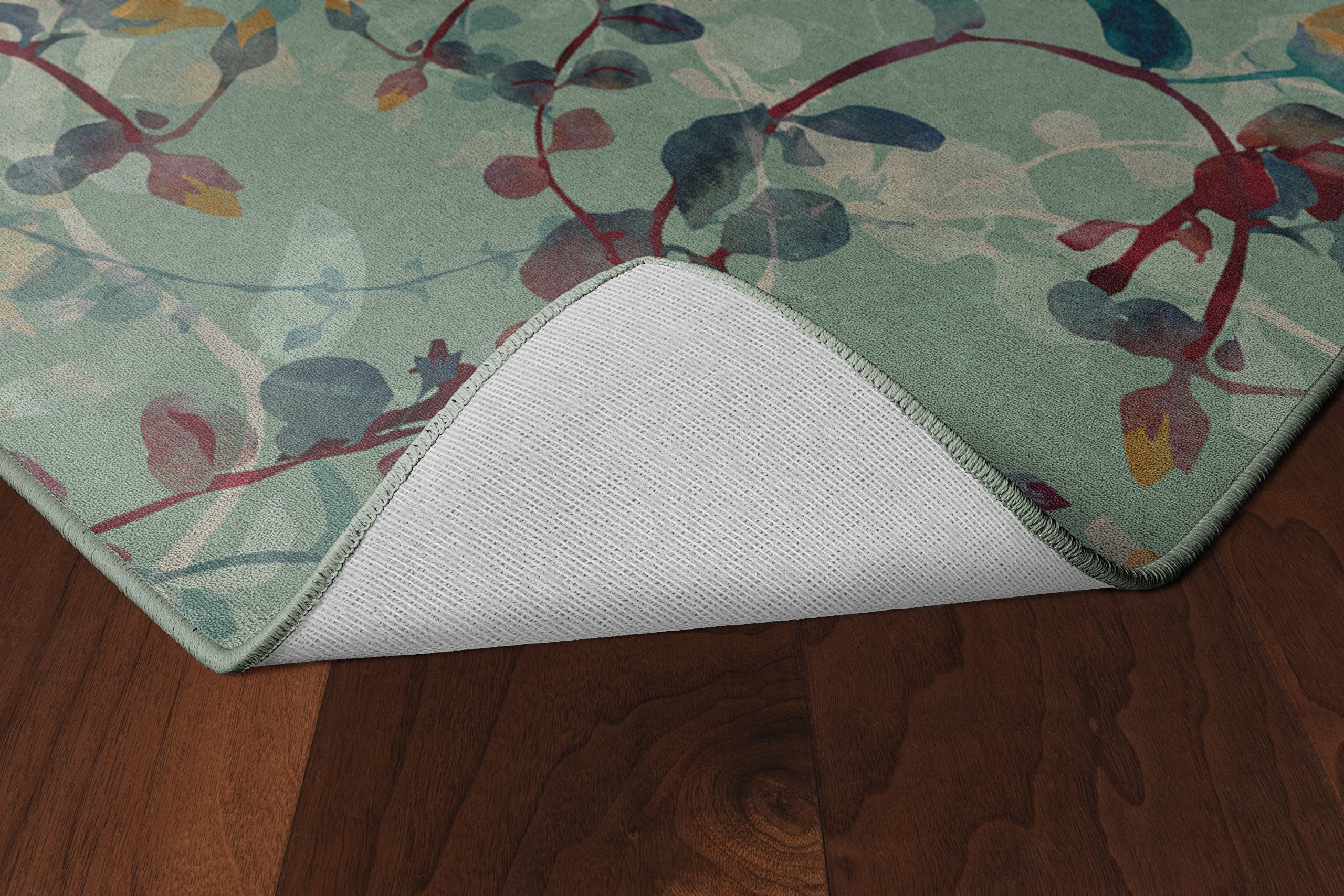 Brumlow Mills Catalina Fall Green Floral Area Rug for Home Decor, Living Room Carpet, Kitchen Mat, Patio or Entryway Rug, 7'6" x 10'