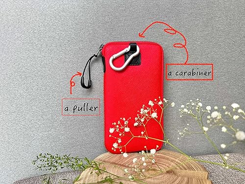 Miniatura 2 de Bolsa para teléfono, bolsa impermeable para teléfono, bolsa para teléfono, bolsa para teléfono, bolsa para bicicleta con cremallera AJ10-138 rojo,