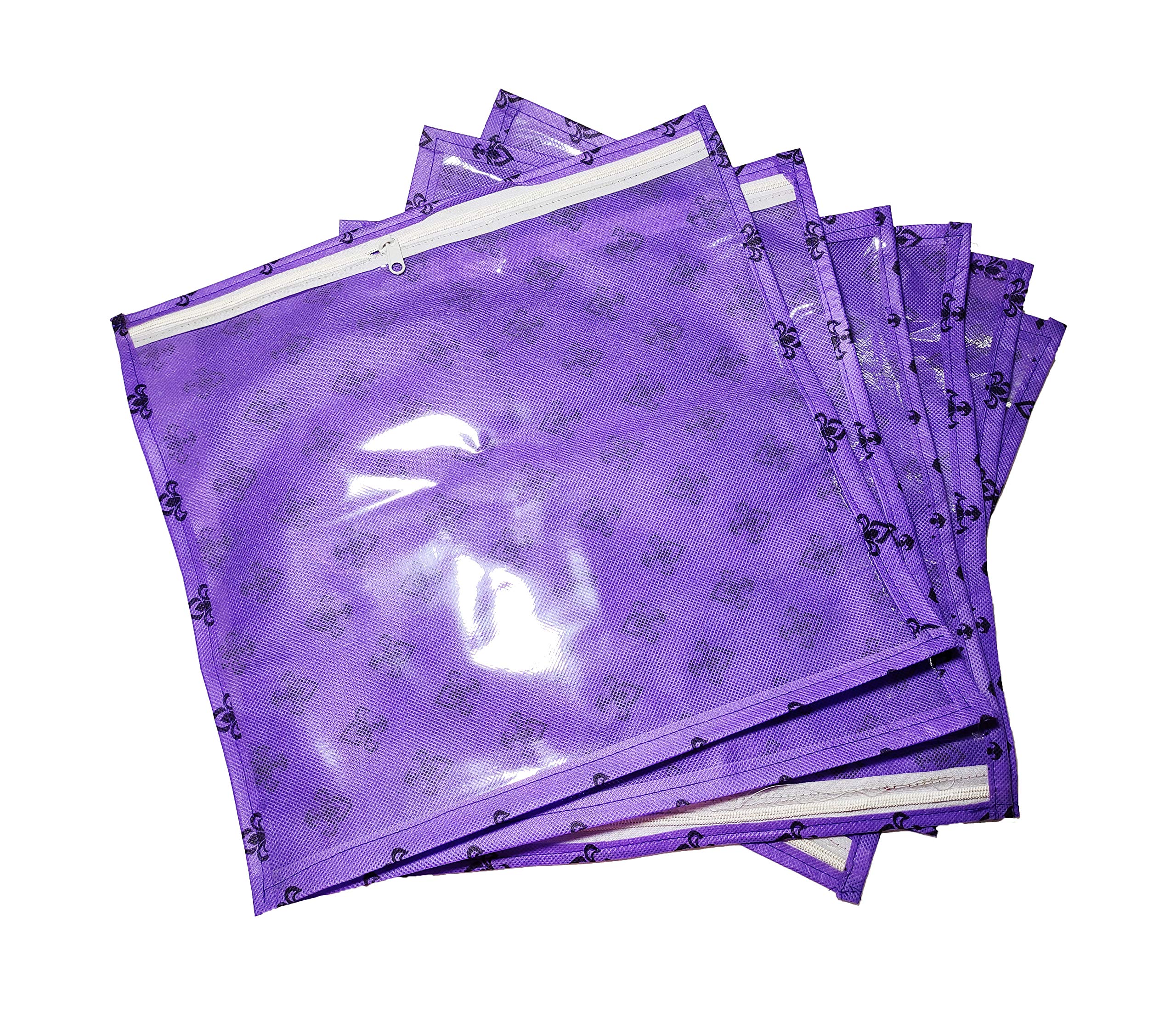 Custodia con Chiusura a Zip, Colore: Viola