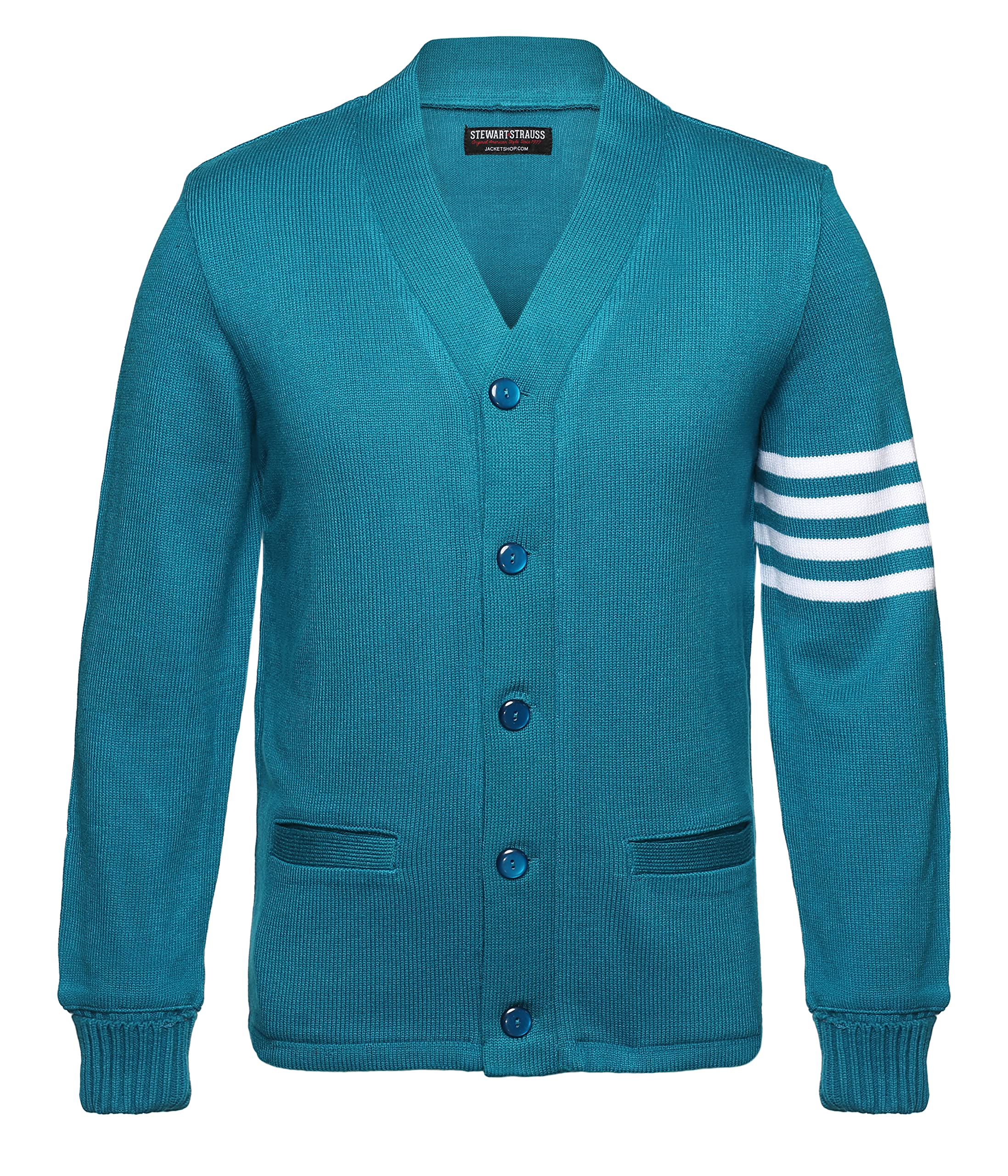 Stewart &amp; Strauss Cardigan Varsity Letter Sweater