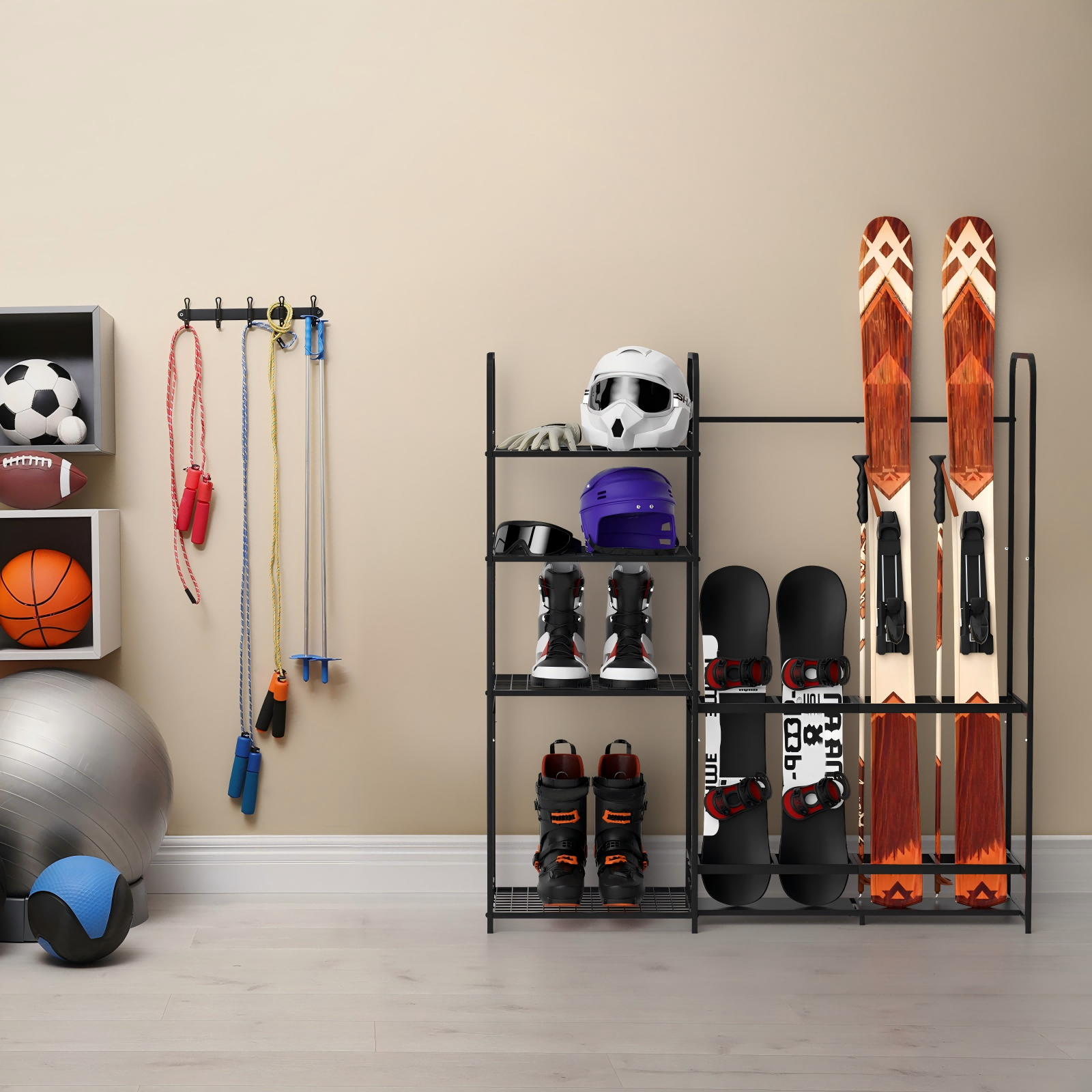 Nordic Ski Storage Ideas Ski Rental Cross Country Ski Storage 11