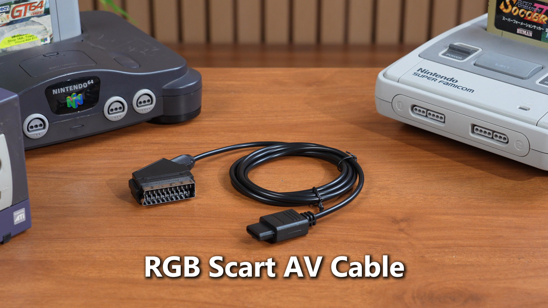 Amazon.com: Mcbazel RGB Scart AV Cable for SNES GameCube(NGC) N64