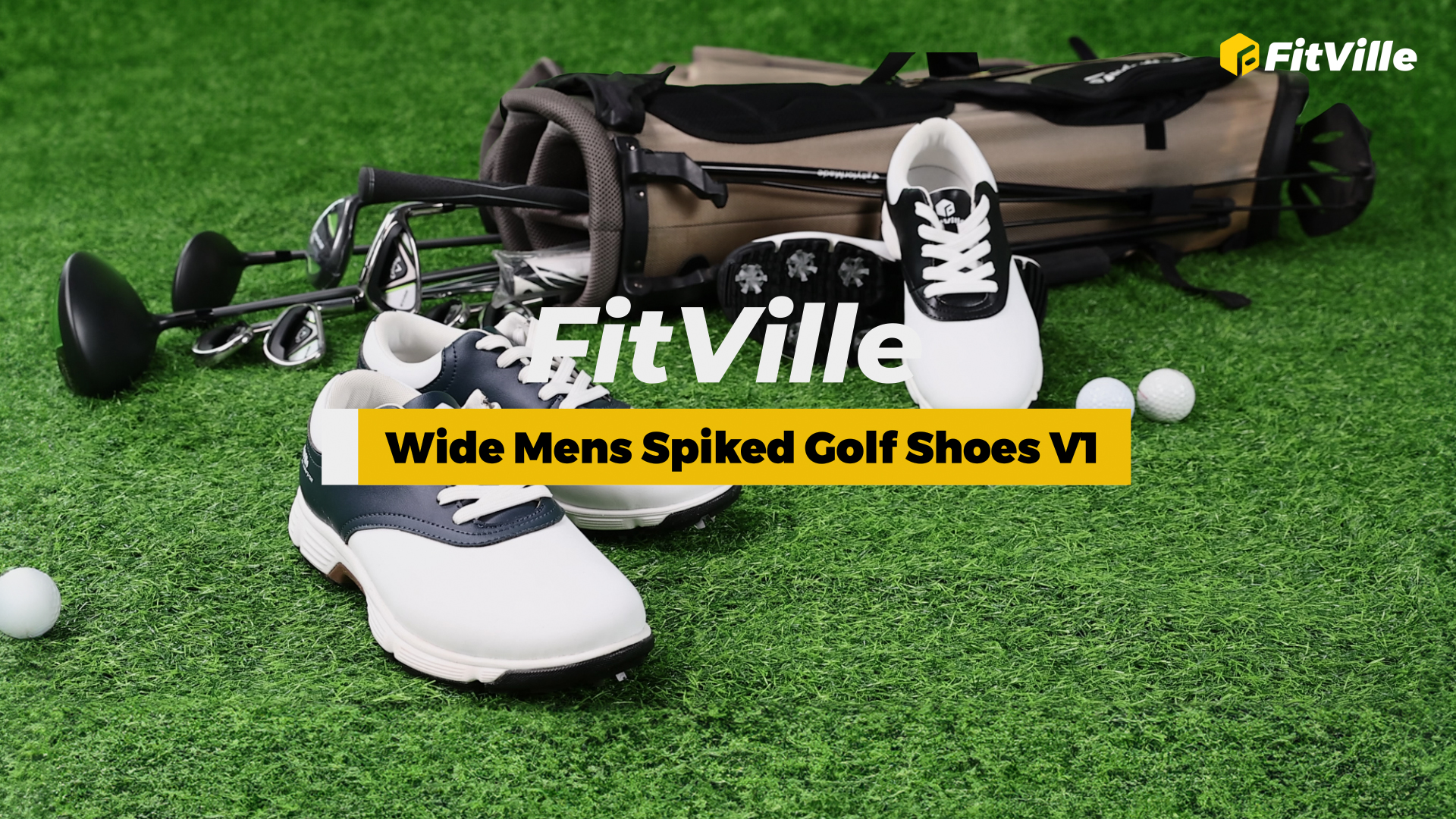 Amazon.com | FitVille Wide Mens Golf Shoes Professional Outdoor