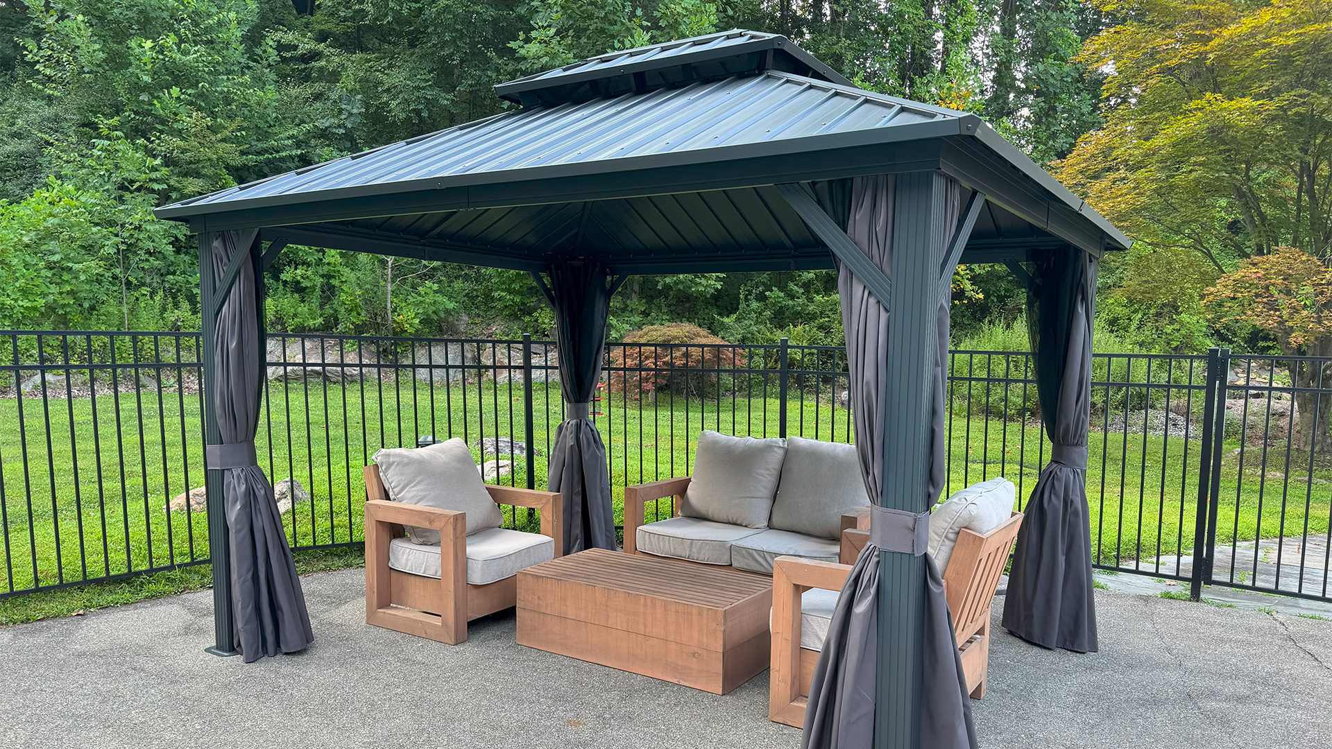 Amazon.com : PURPLE LEAF 12' X 20' Patio Hardtop Gazebo Outdoor