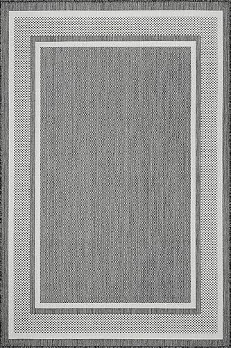 Vista 175 de Adiva Rugs - Alfombra para interior y exterior, tapete fácil de limpiar, resistente a la intemperie y las manchas, para comedor, patio, terraza