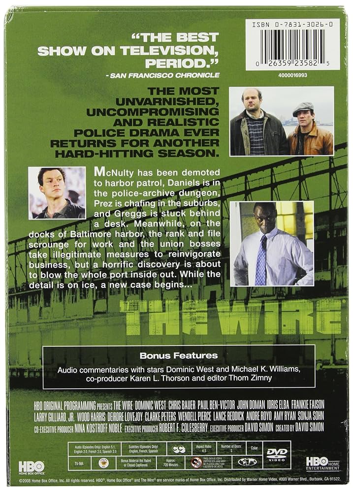 The Wire: The Complete Second Season: Amazon.ca: Dominic