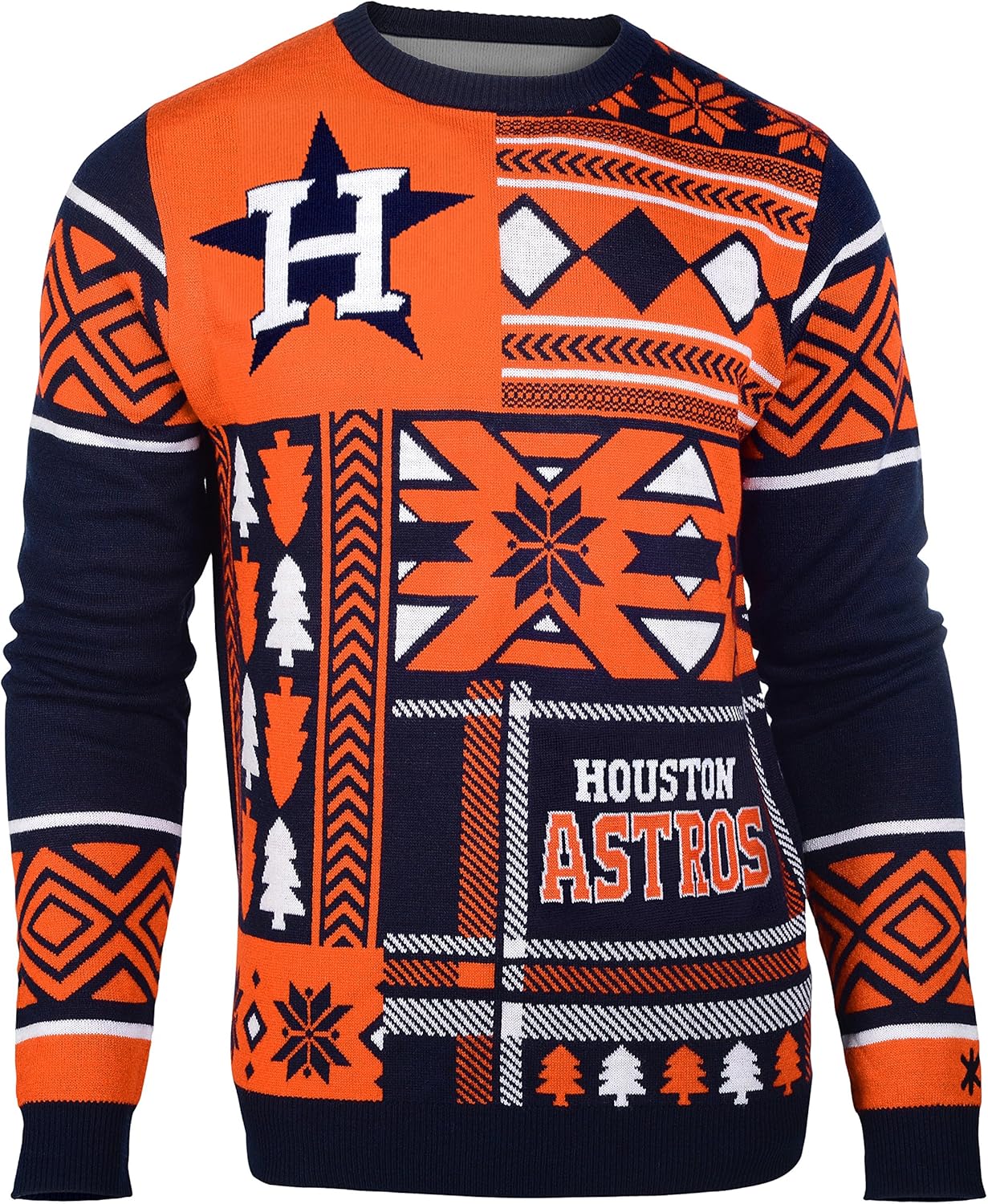 FOCO MLB Patches Ugly Sweater - Pick Team