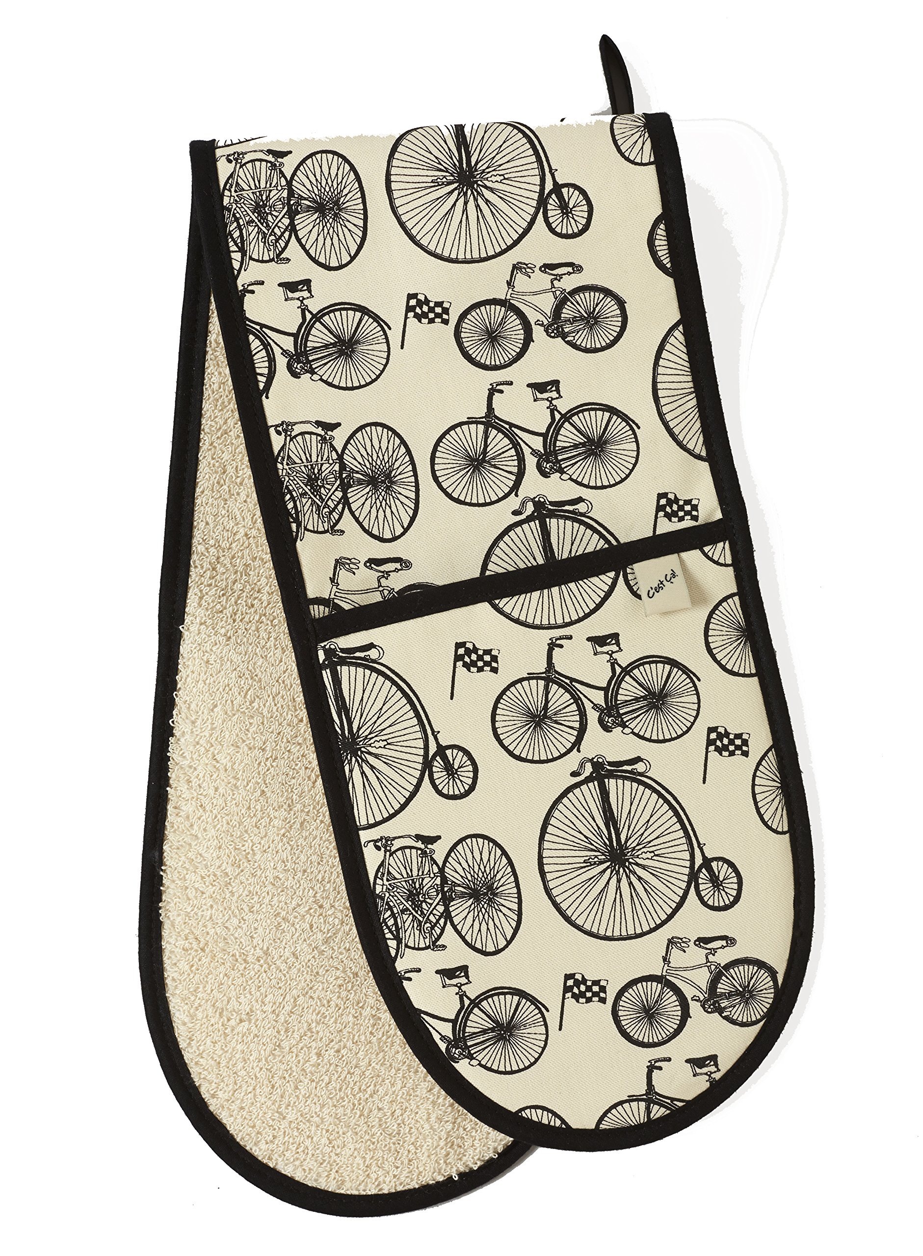 C'est Ca Beige Le Tour Double Oven Glove