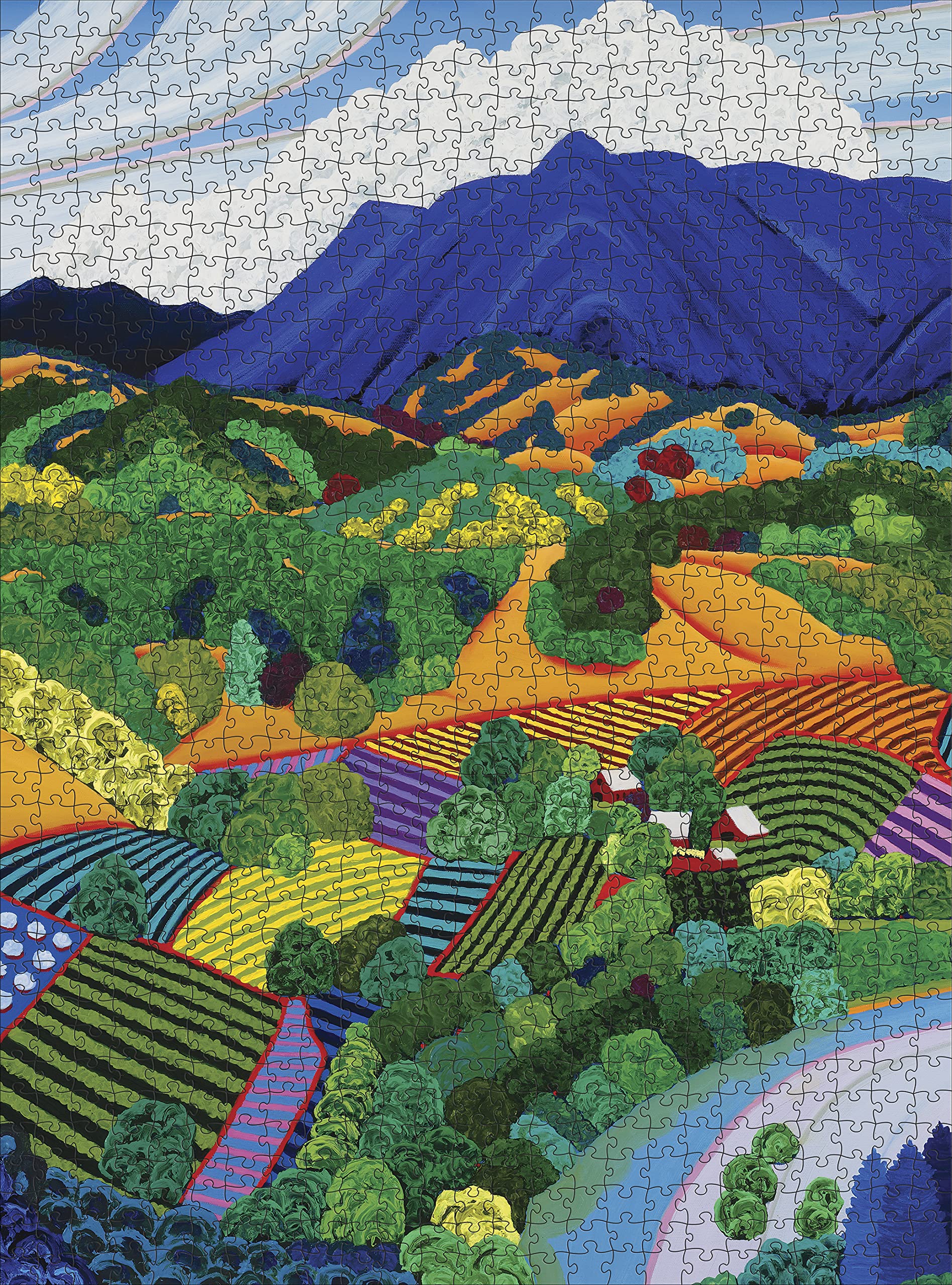 Pomegranate 1000-Piece Jigsaw Puzzle for Adults, Jack Stuppin's Russian River Rhapsody, Matte Finish, Snug Fit - Image 3