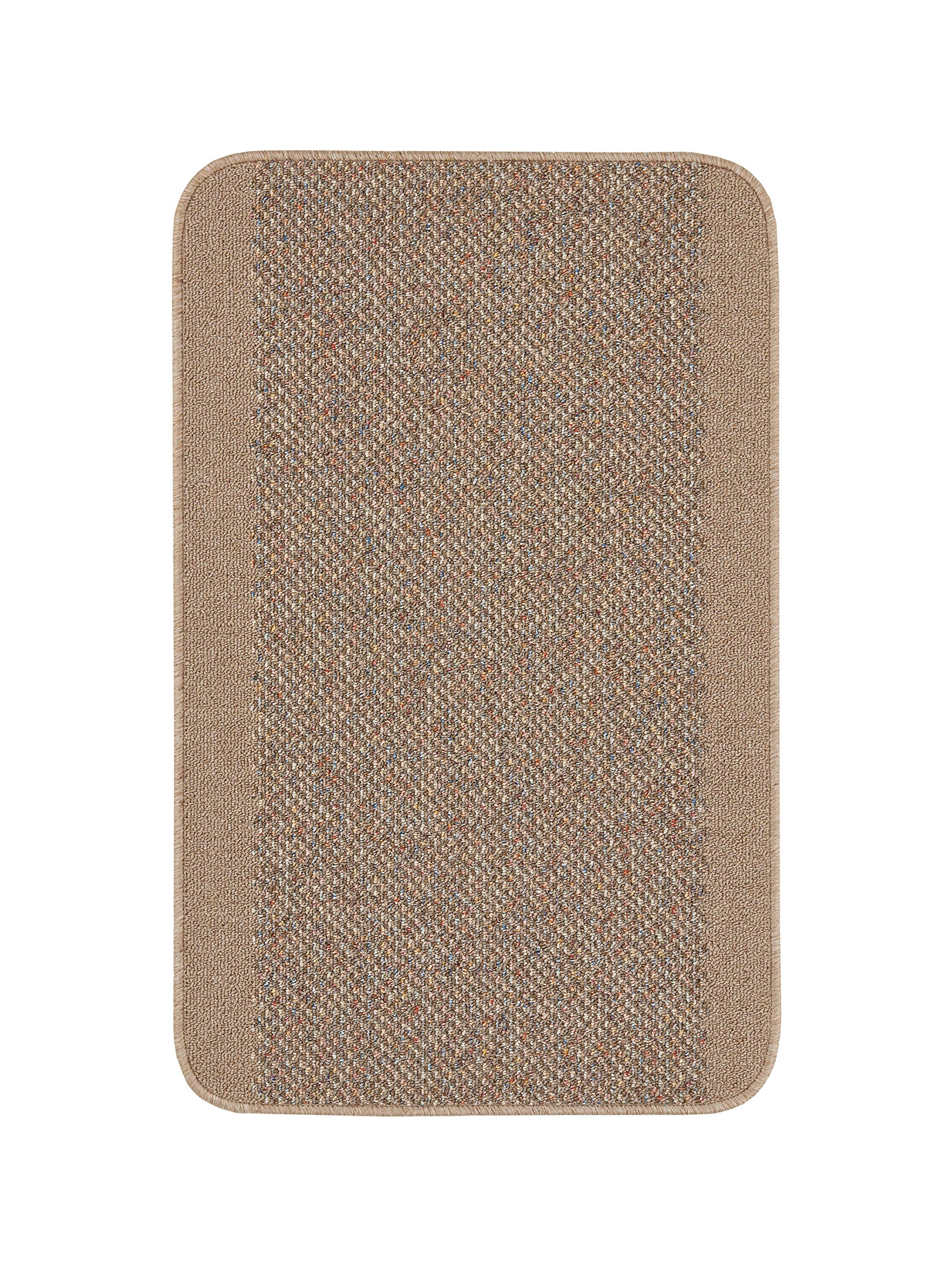 Washamat Copenhagen Mat Beige 90 X 57cm - Cream - Polypropylene Pile - Slip Resistant