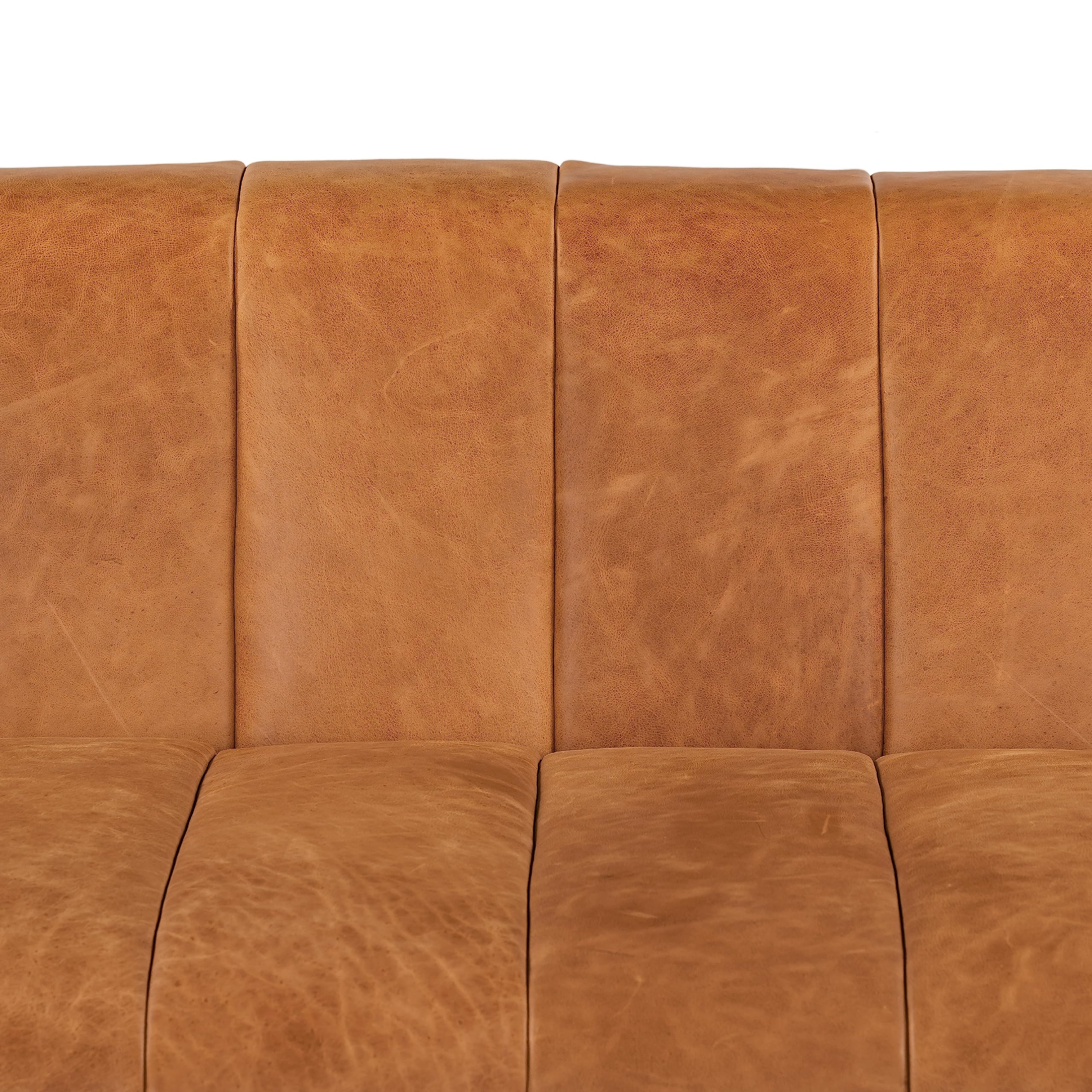 POLY & BARK Canale 86" Sofa in FullGrain PureAniline Italian Leather