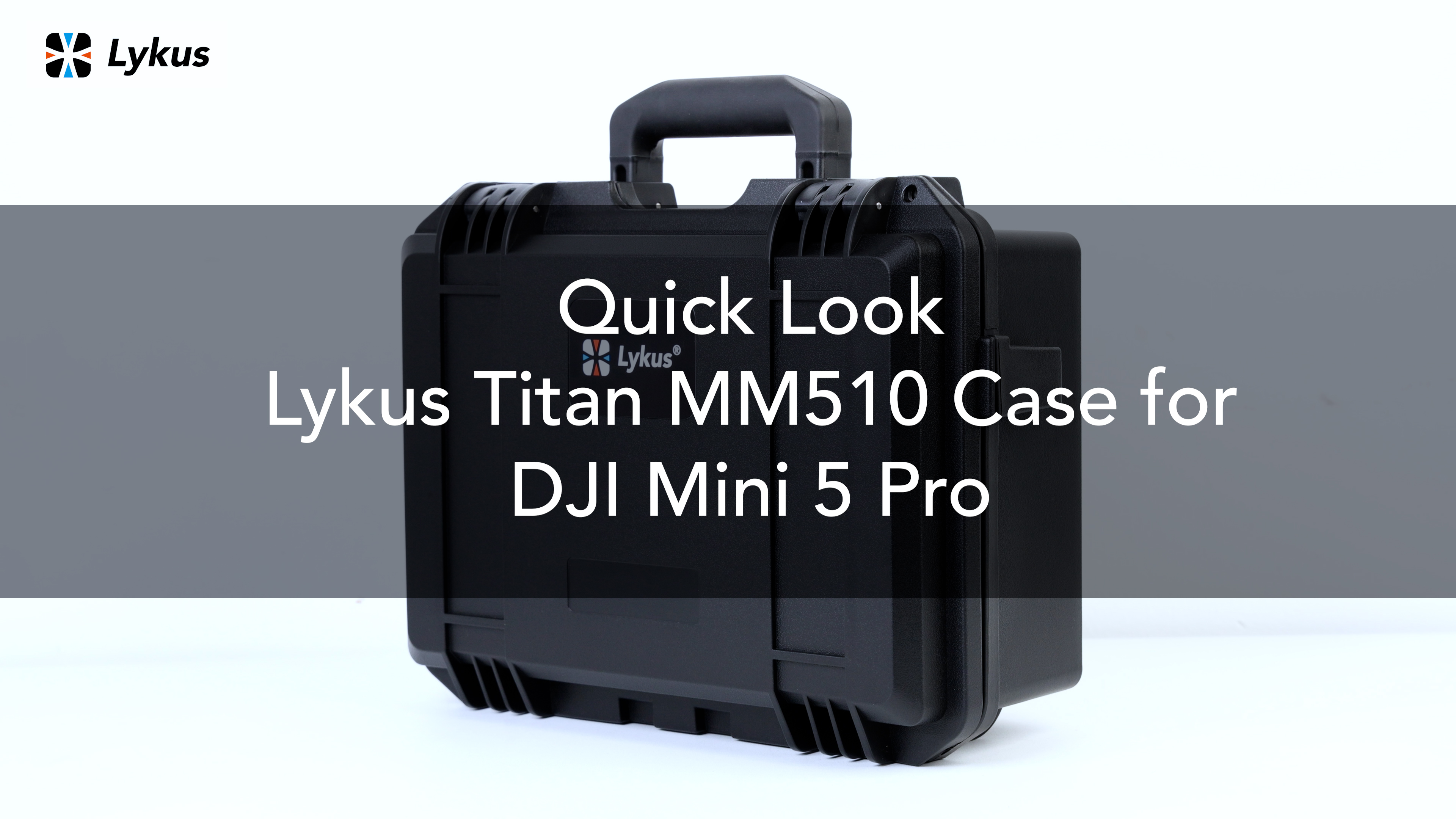 Amazon.com: Lykus Titan MM510 Waterproof Hard Case for DJI Mini 5