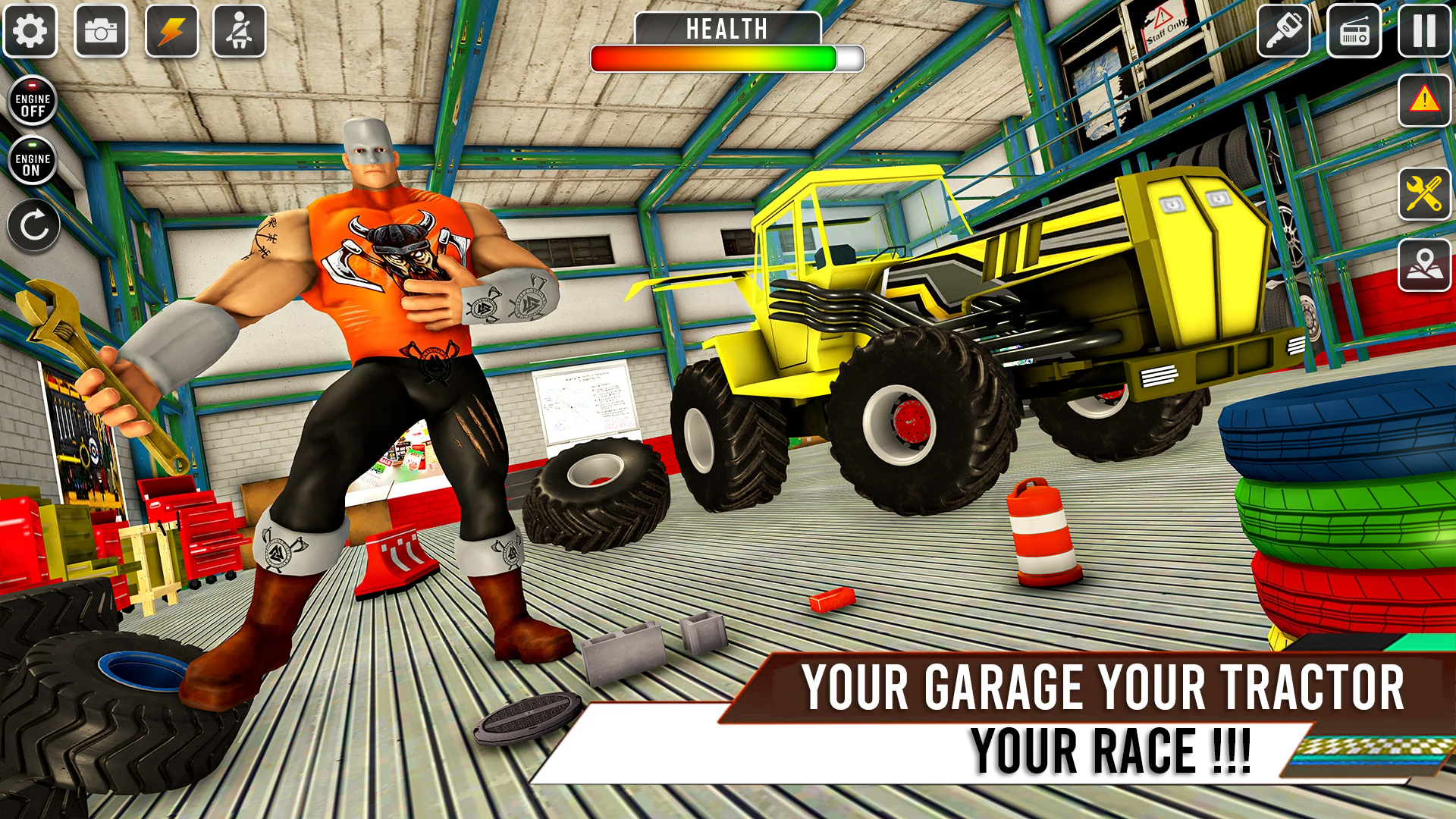 Real Tractor Race Driving Simulator: Ultimate Turbo Tractor Stunt with ...