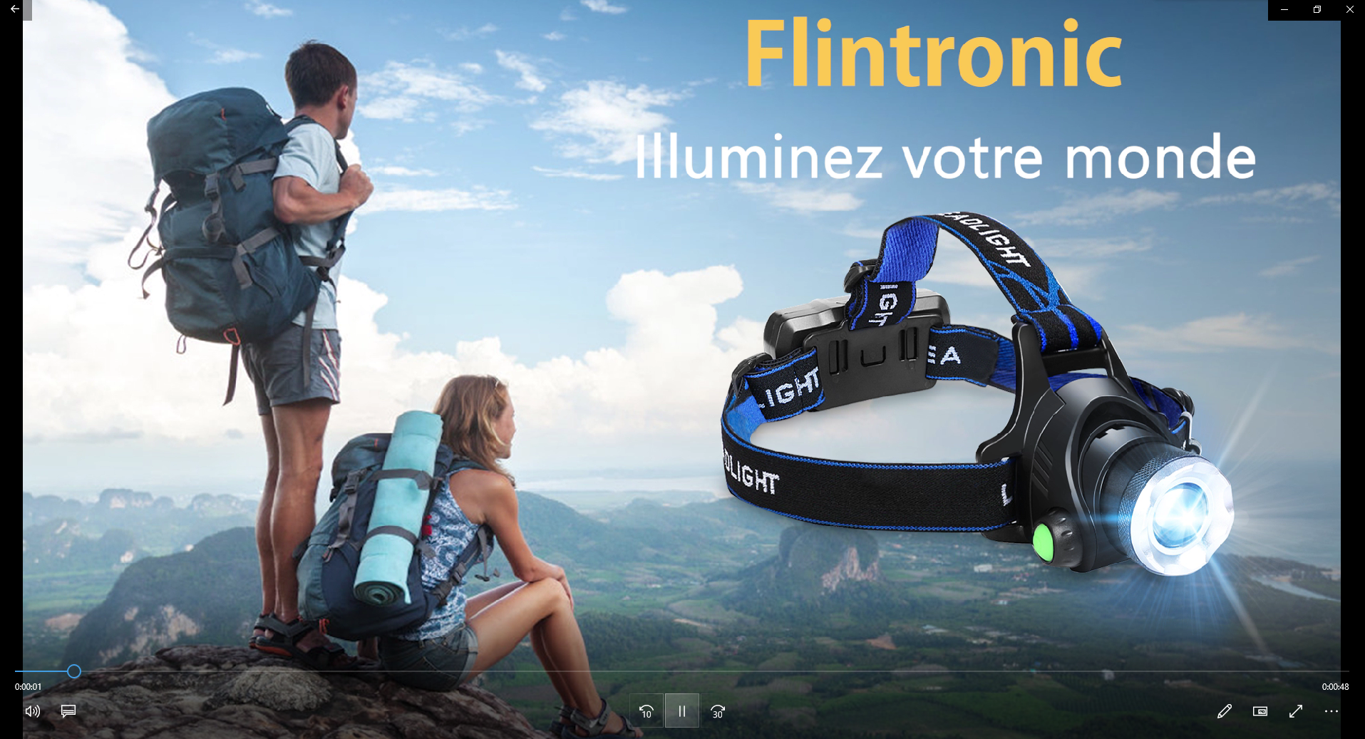 Lampe Frontale, Torche Rechargeable Avec Zoom Et L... – Vicedeal