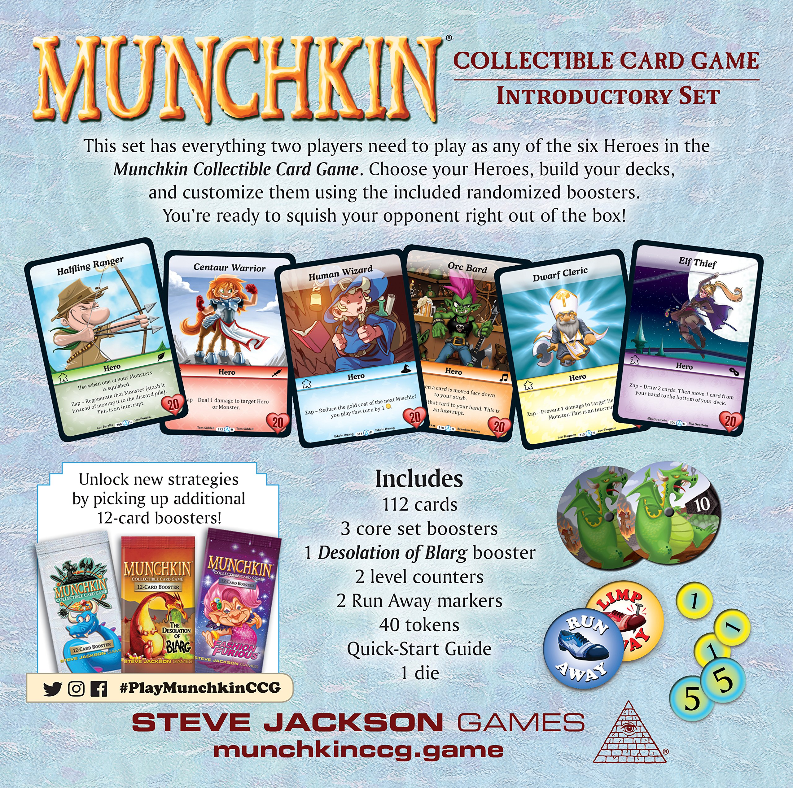 Amazon.com: Steve Jackson Games Munchkin CCG Introductory Set : Toys & Games