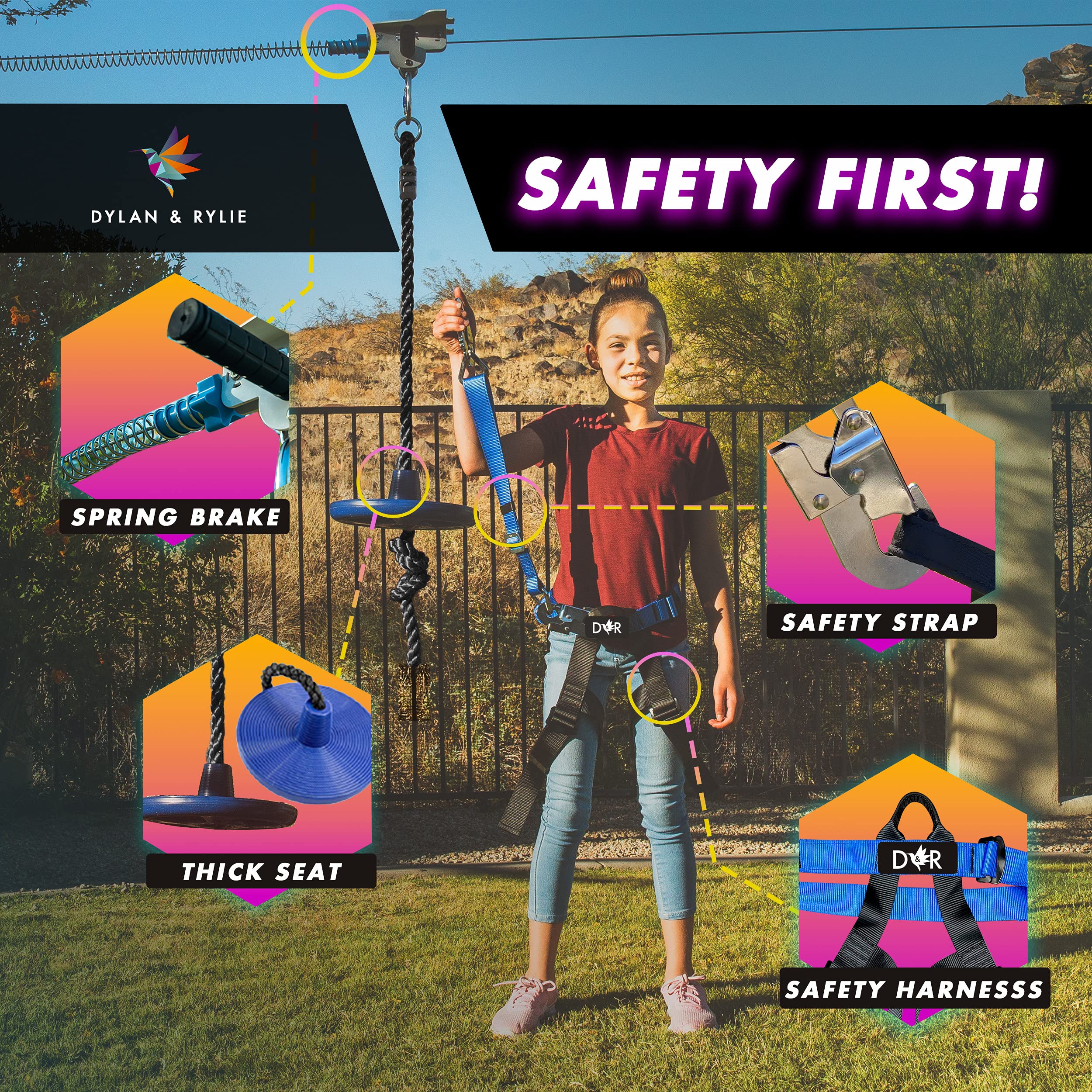 Zipline Kit Zipline Kits For Backyard Zipline Kit For Kids And Adults