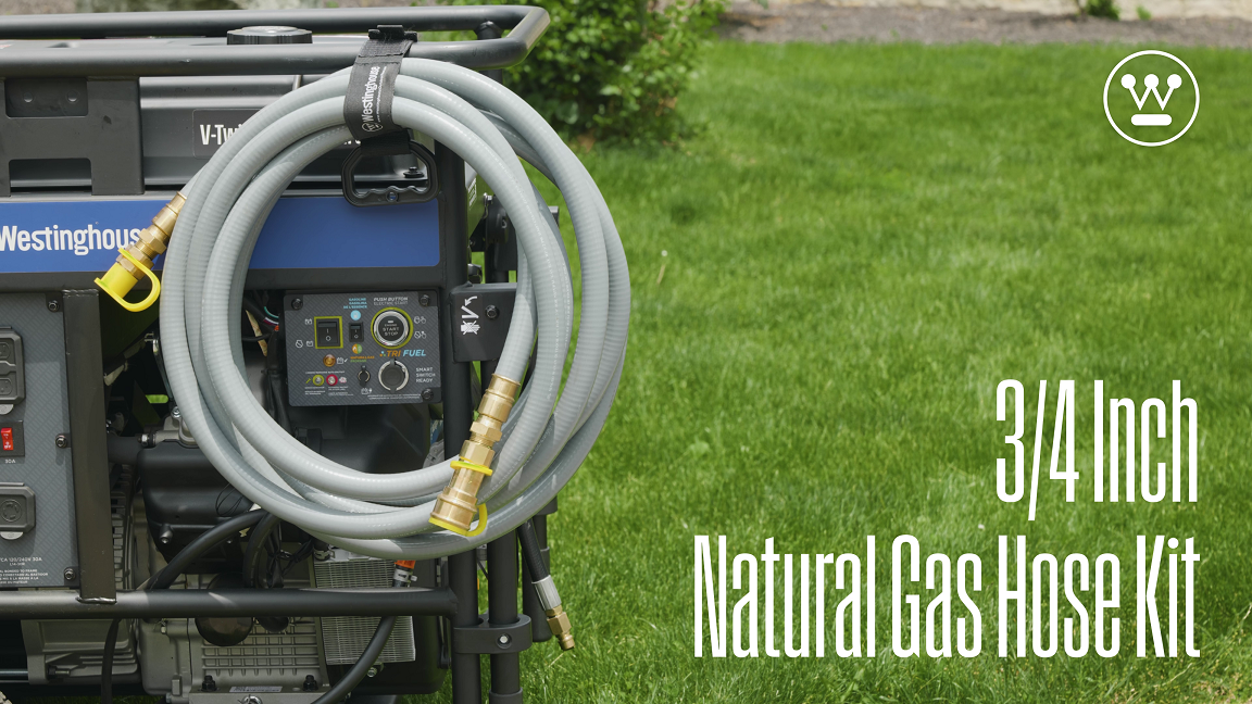 Amazon.com : Westinghouse 25-Foot Natural Gas Hose with Adapter, 3 