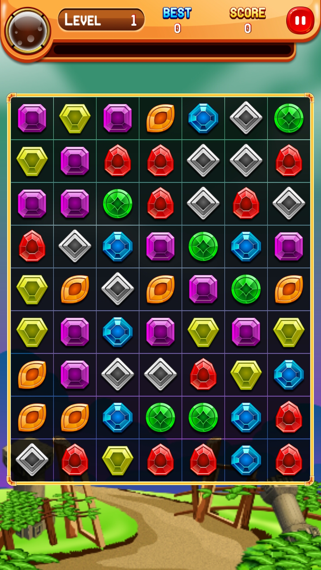 Crystal Match Item Play Easy Puzzle Additive Match 3