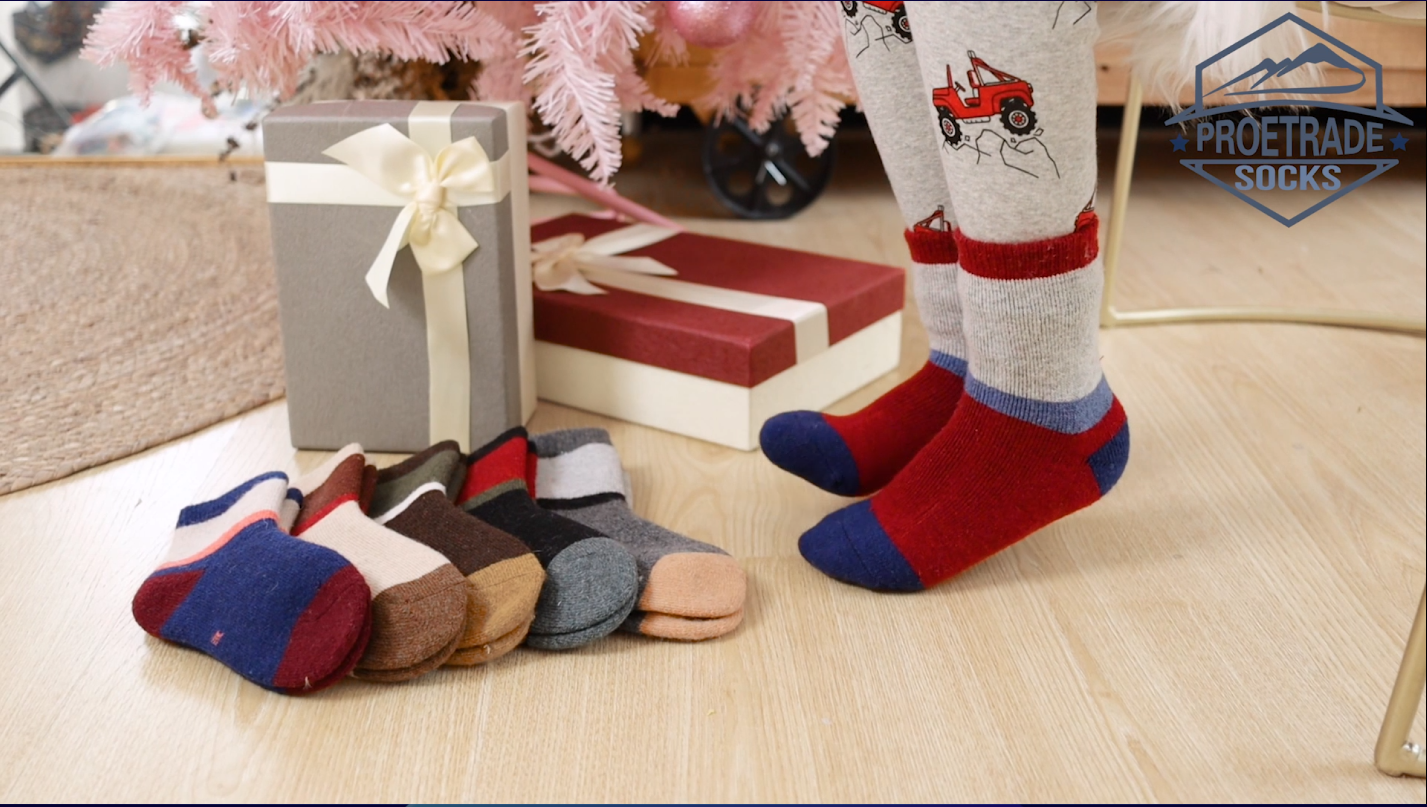 Lot Chaussettes Enfant 6 Paires Chaussettes Randonnée Enfant Cirorld - Lot 6 Paires - Coton 75% - Tailles 2-14 Ans - Sport Confort Chaussettes Confort Taille Variable