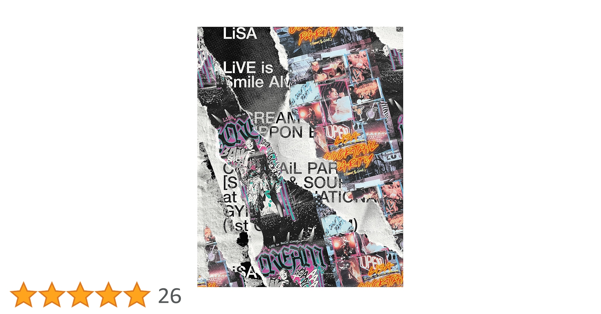 LiSA LiVE is Smile　i SCREAM　Blu-ray完全数量生 Amazon.co.jp: LiVE is Smile Always〜i SCREAM〜 & ～COCKTAiL