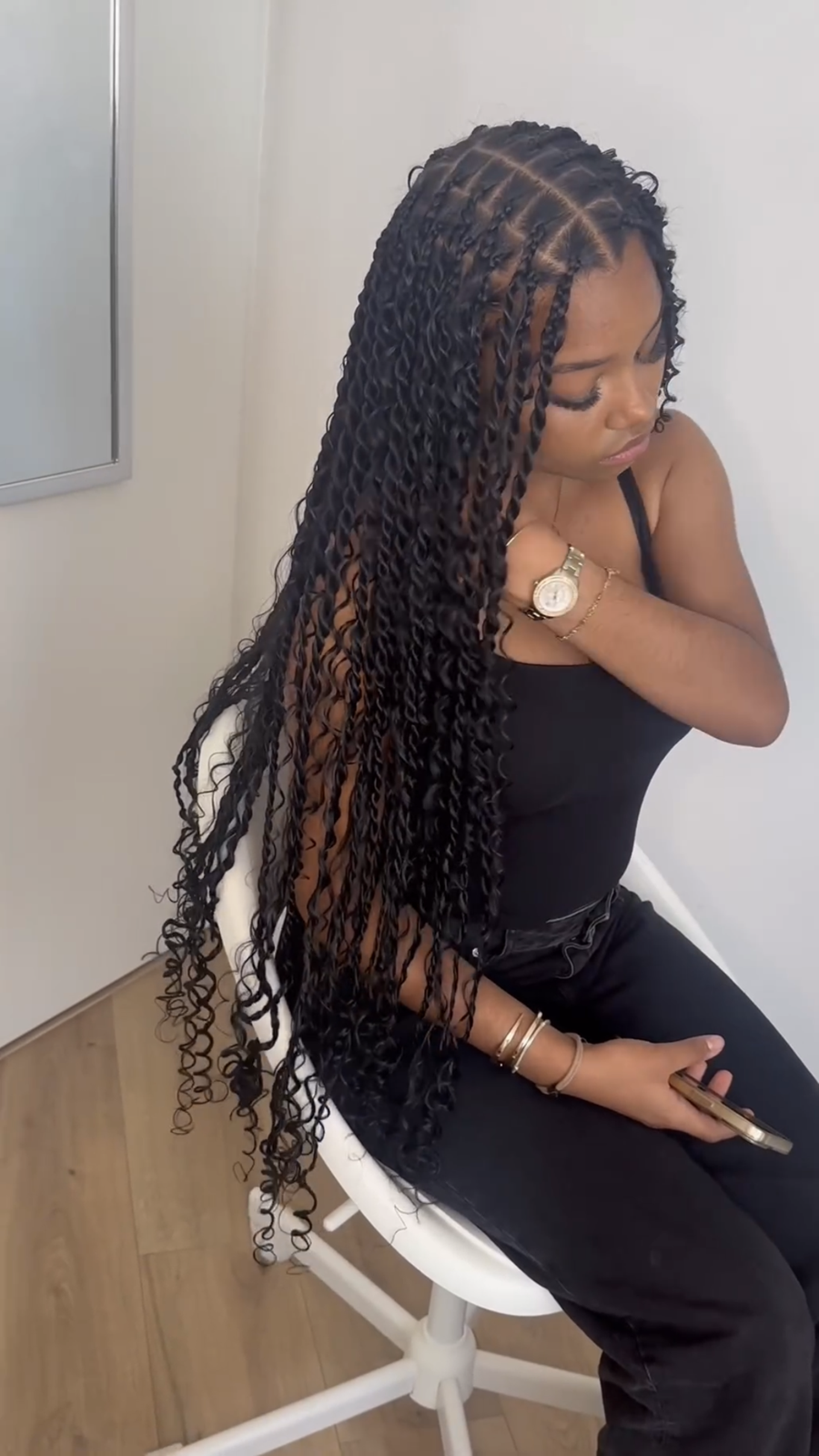 Full Double Lace Braided Wig Pre Plucked Senegalese Twist Curly Amazon.com : WIGER Braided Wig with Curly Ends Knotless Full  main image 3