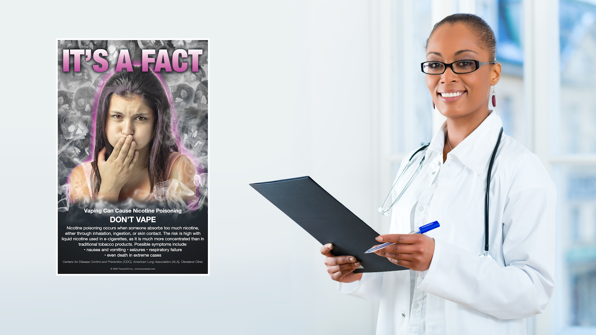 Amazon.com: Anti-Vaping Educational Poster "Vaping Can Cause Nicotine Poisoning -Don't Vape" 11x17 Inch | Ideal for Middle & High Schools, School Nurses, and Clinics | Vaping Health Risk Awareness : Amazon.com: Anti-Vaping Educational Poster "Vaping Can Cause Nicotine Poisoning -Don't Vape" 11x17 Inch | Ideal for Middle & High Schools, School Nurses, and Clinics | Vaping Health Risk Awareness :