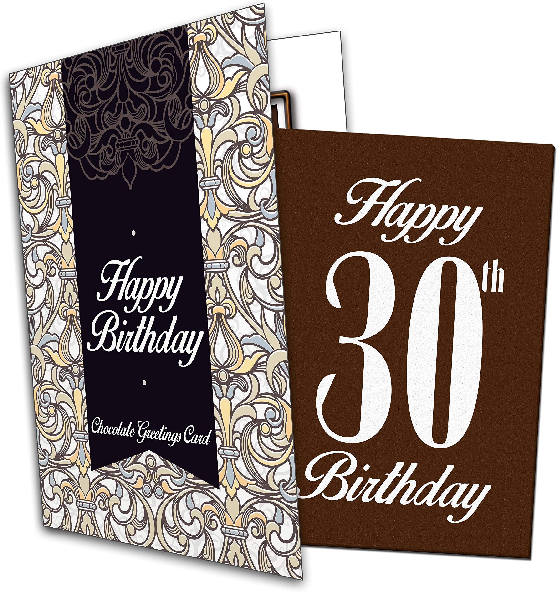 Happy 30th Birthday - Chocolate Greeting Card