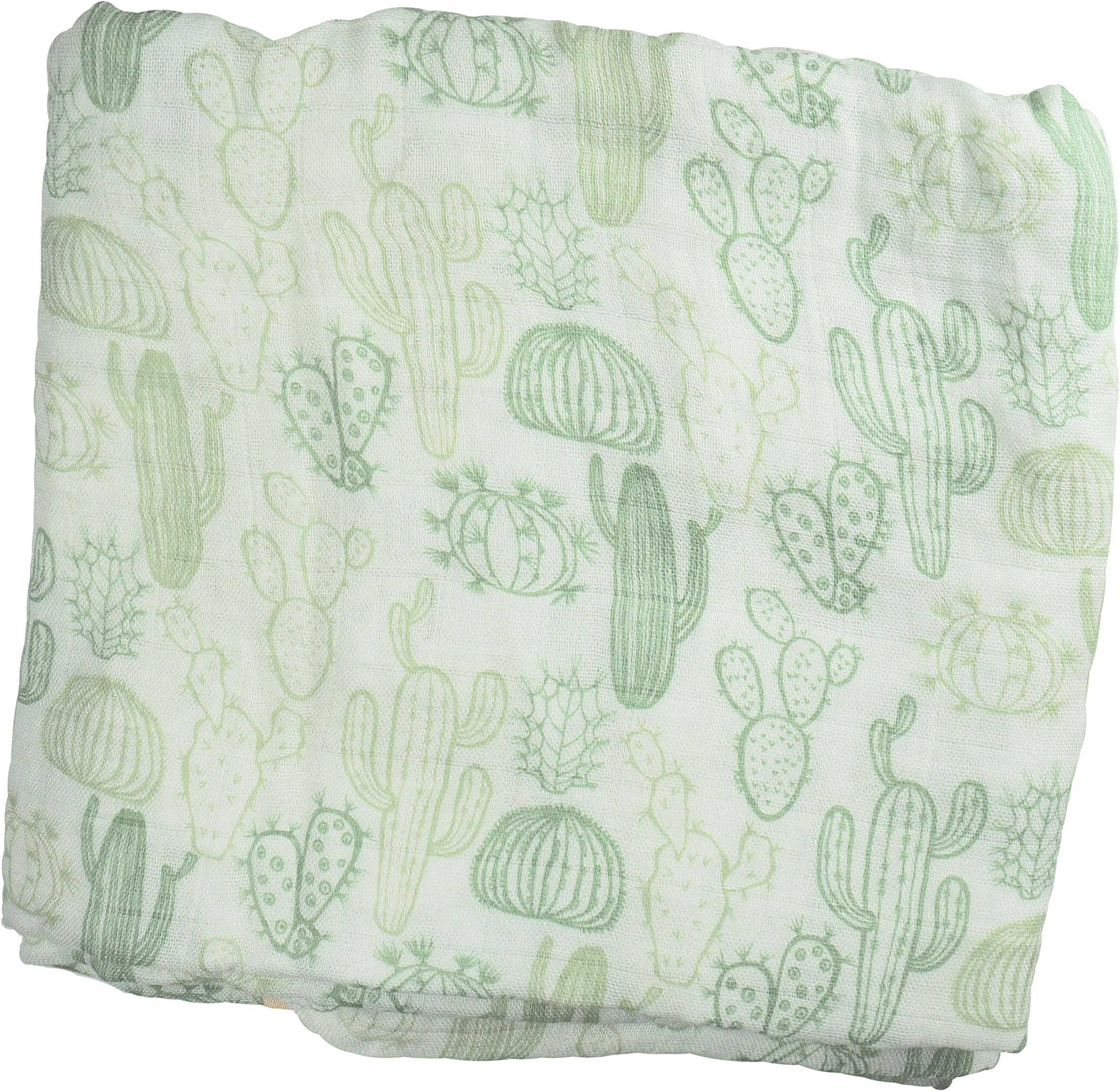 Cactus Muslin Swaddle Blanket - Made from Bamboo